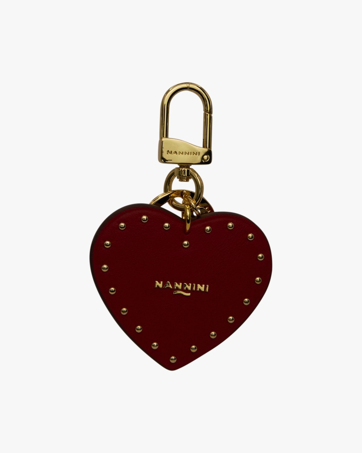 NANNINI Borsa a mano pelle martellata verde chiaro spalla