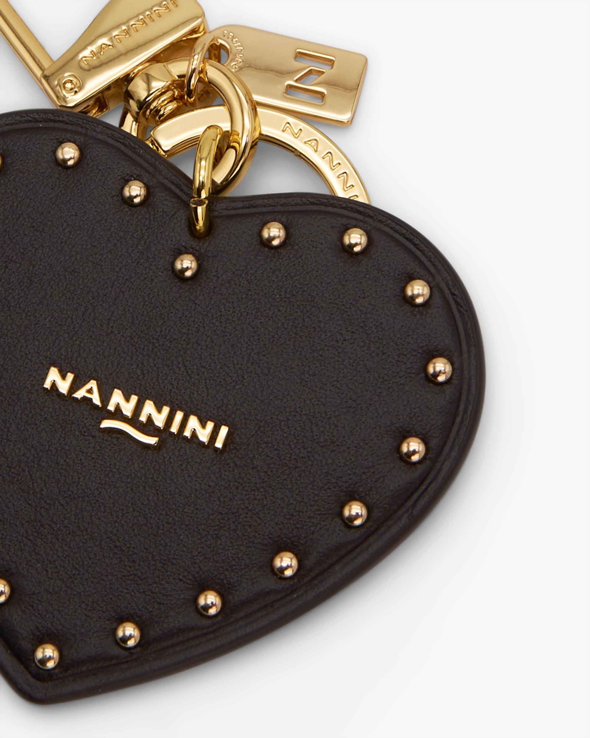 NANNINI Bauletto Ecopelle Tessuto Effetto Paglia Beige Marrone Doppio Manico
