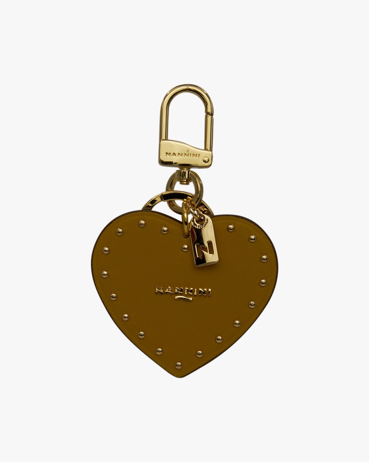 NANNINI borsa spalla donna pelle nero patta martellata metallo