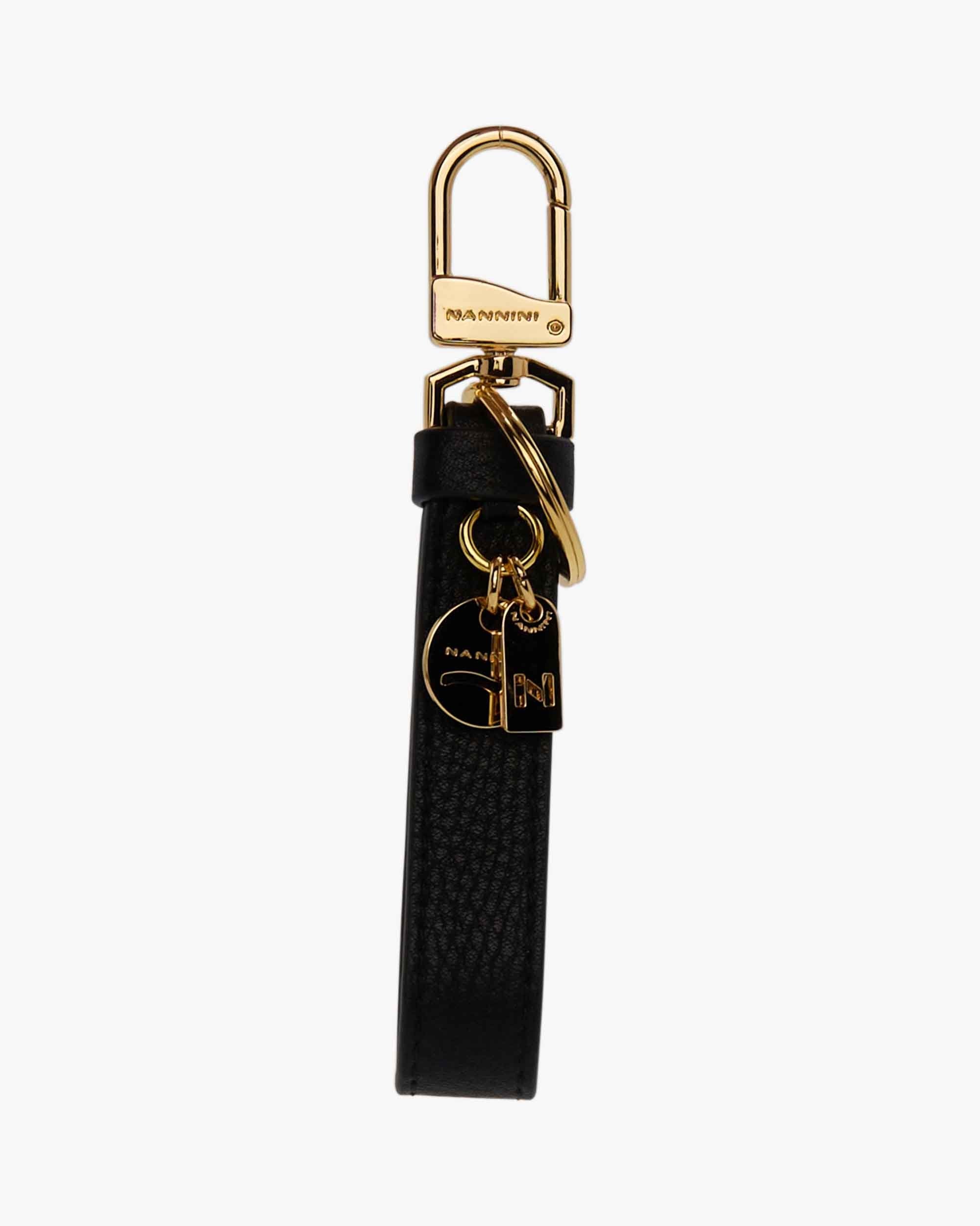 NANNINI borsa spalla donna pelle martellata marrone chiara manici