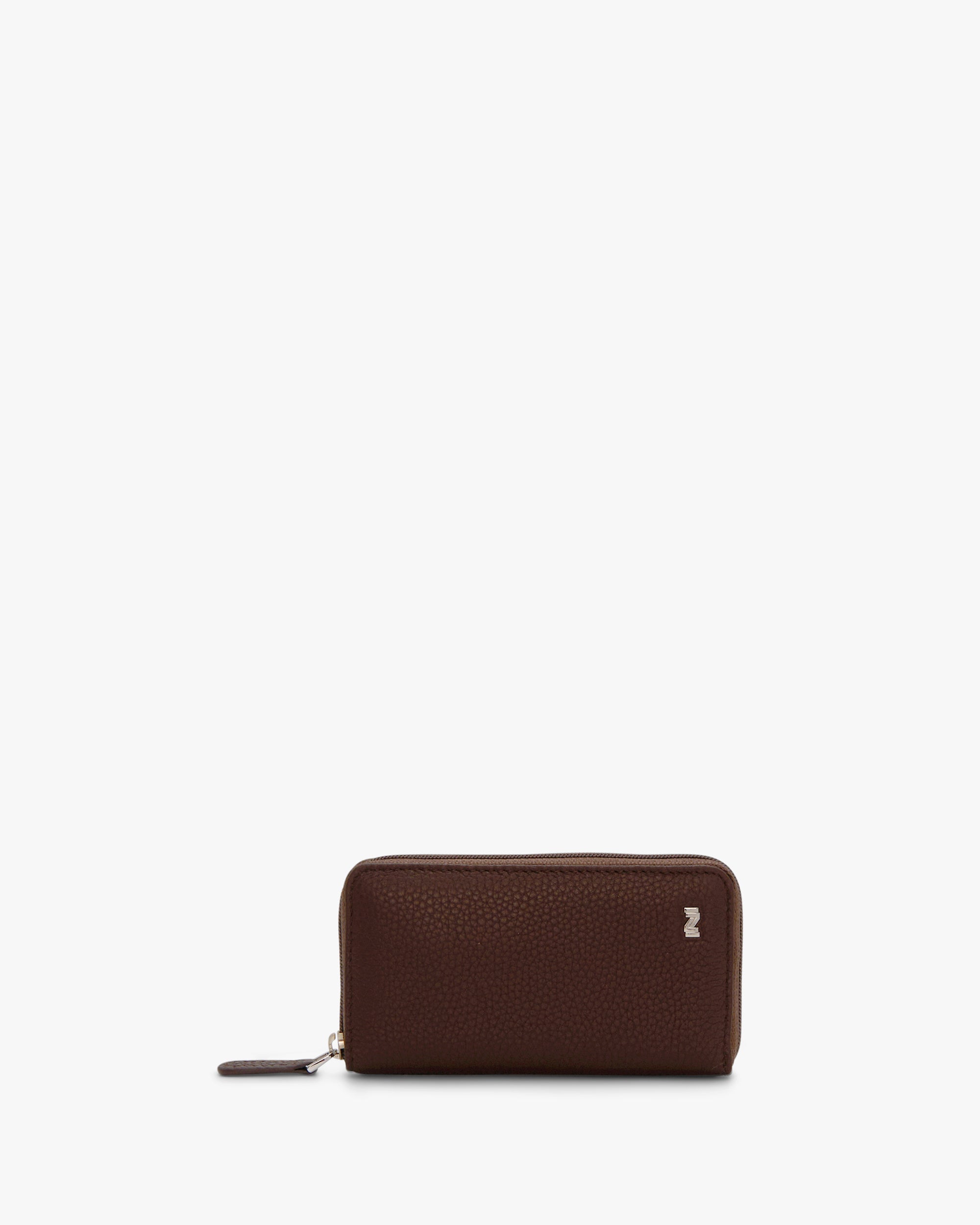 NANNINI borsa spalla donna pelle testurizzata marrone con patta
