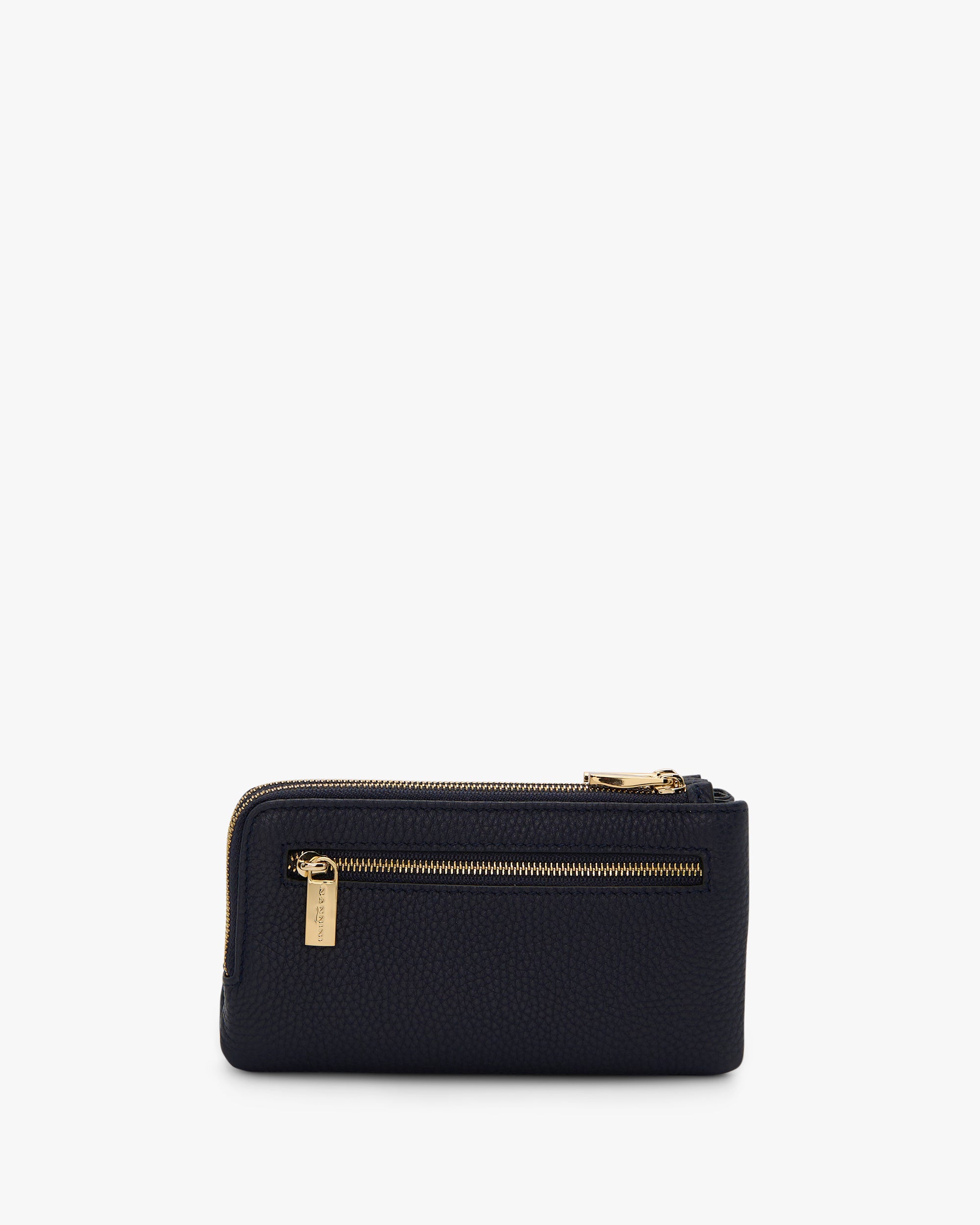NANNINI borsa secchiello pelle nera borchie metallo dettaglio tracolla