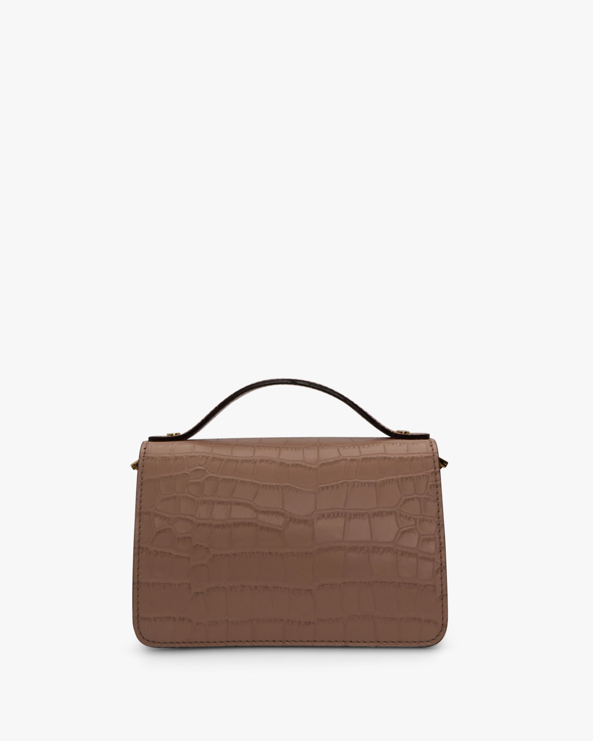 NANNINI borsa a mano bauletto tracolla pelle martellata bordeaux