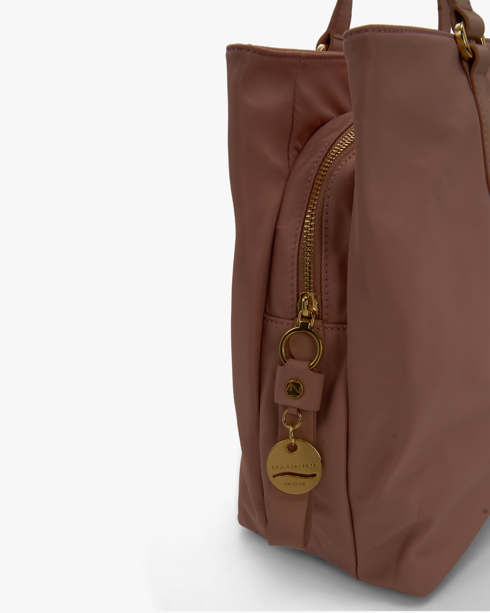 NANNINI borsa spalla donna pelle martellata nera borchie
