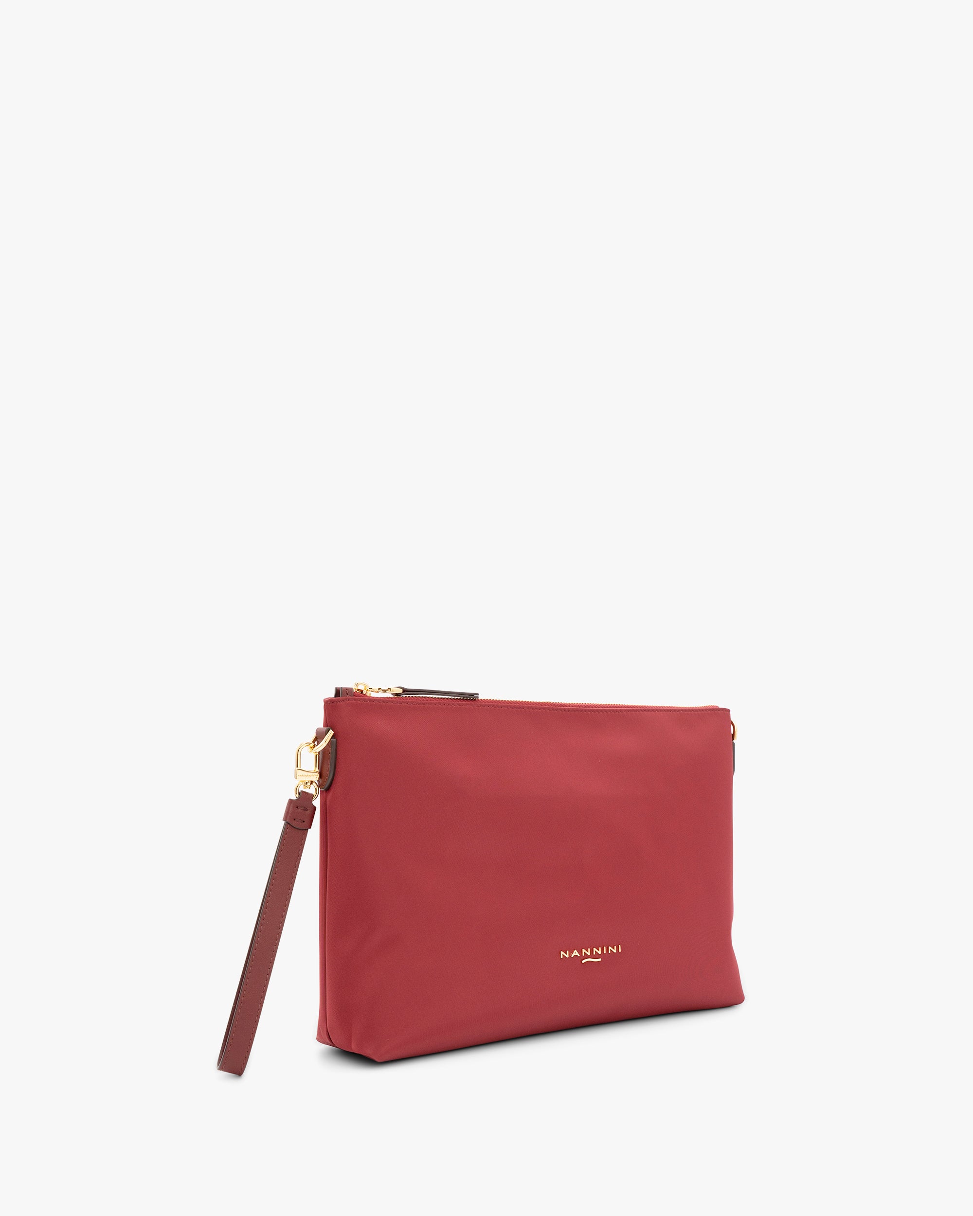 NANNINI Borsa a mano pelle trapuntata nera donna elegante