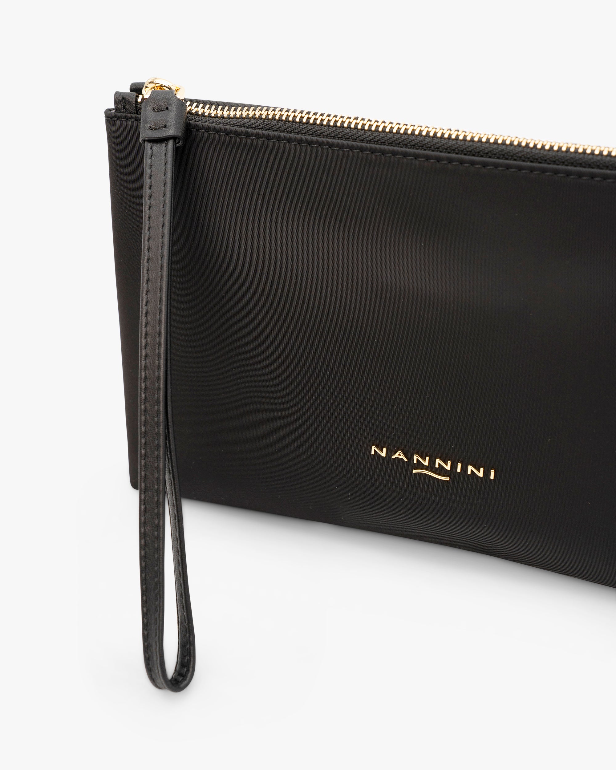 NANNINI borsa spalla donna pelle martellata tracolla beige