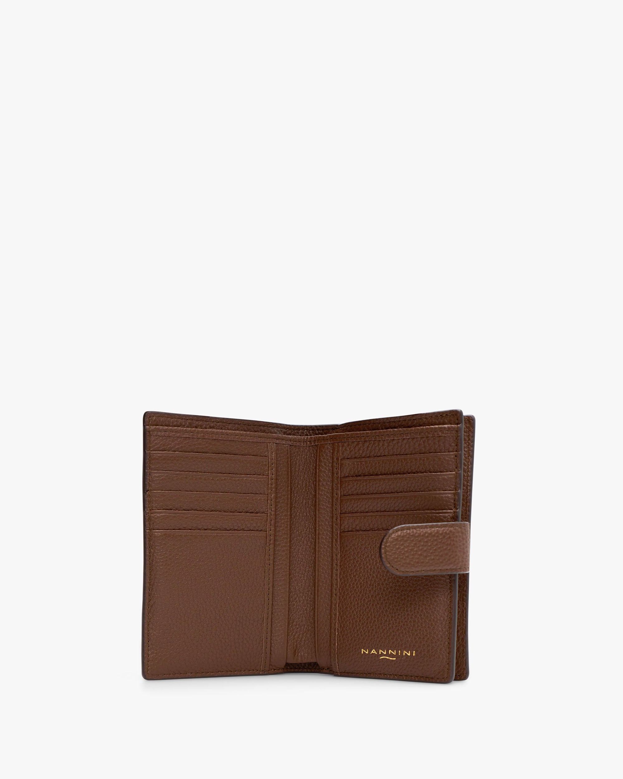 NANNINI borsa secchiello pelle liscia bianca tracolla regolabile