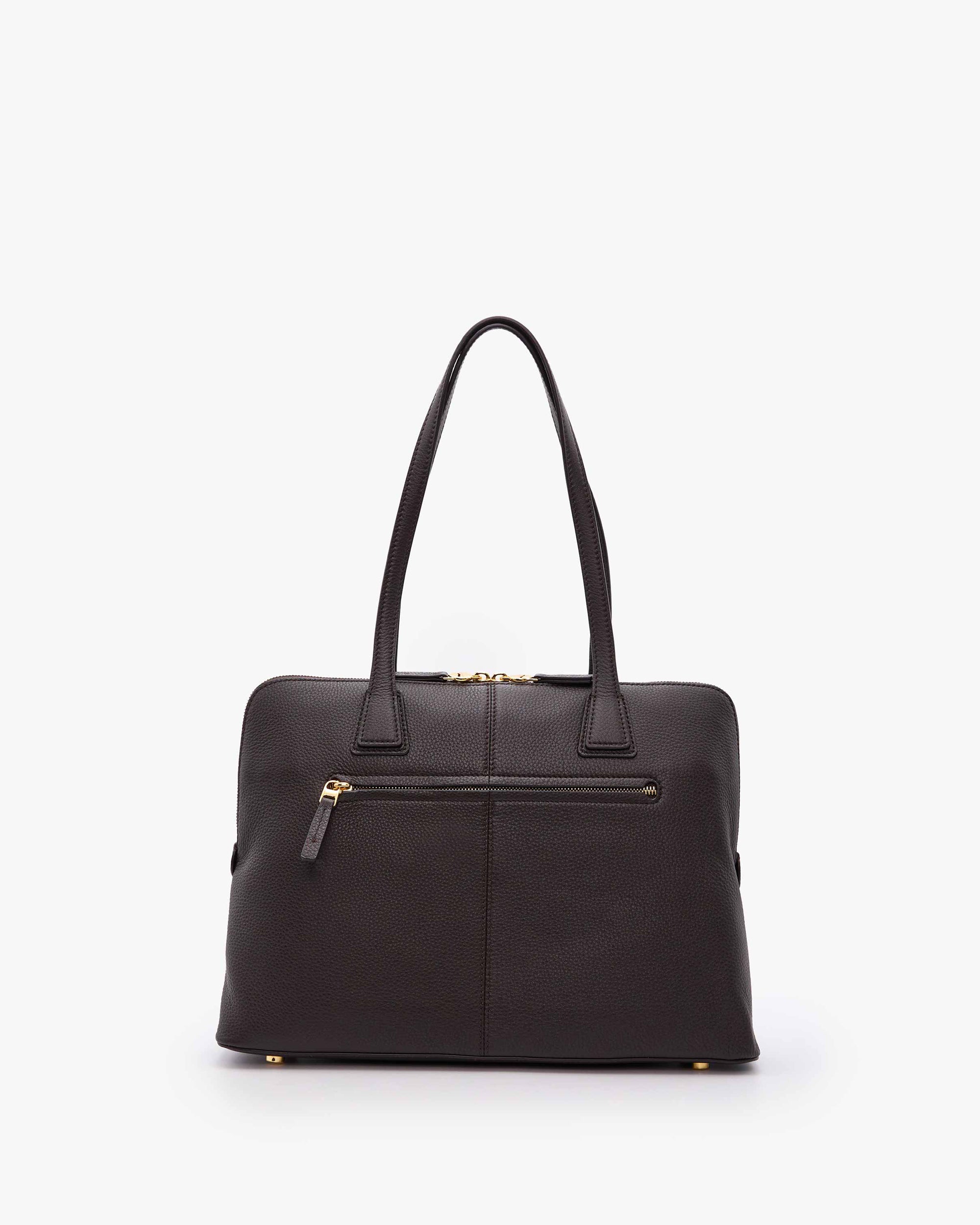 NANNINI borsa bauletto doppi manici pelle martellata panna