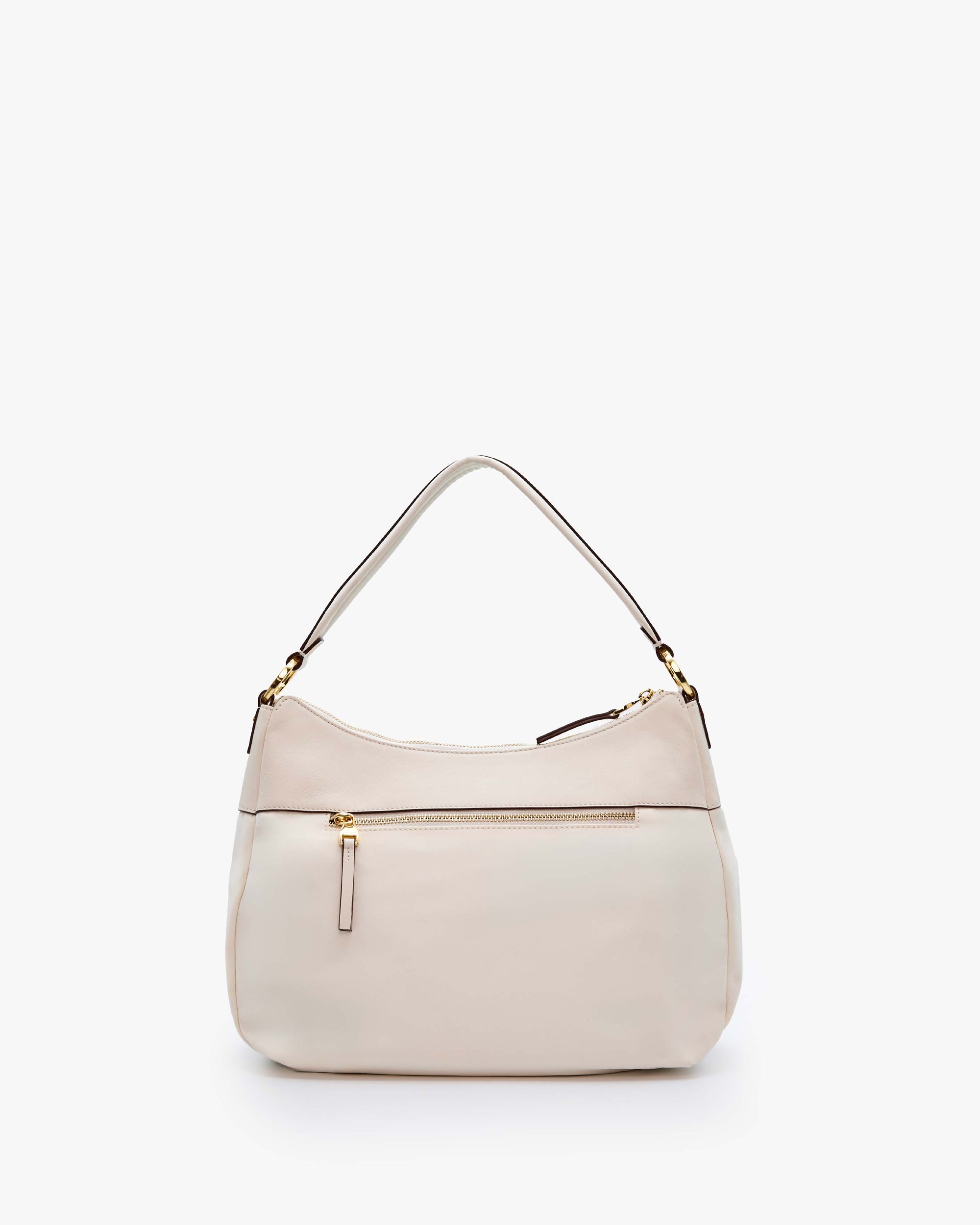 NANNINI borsa spalla donna pelle martellata marrone chiusura patta
