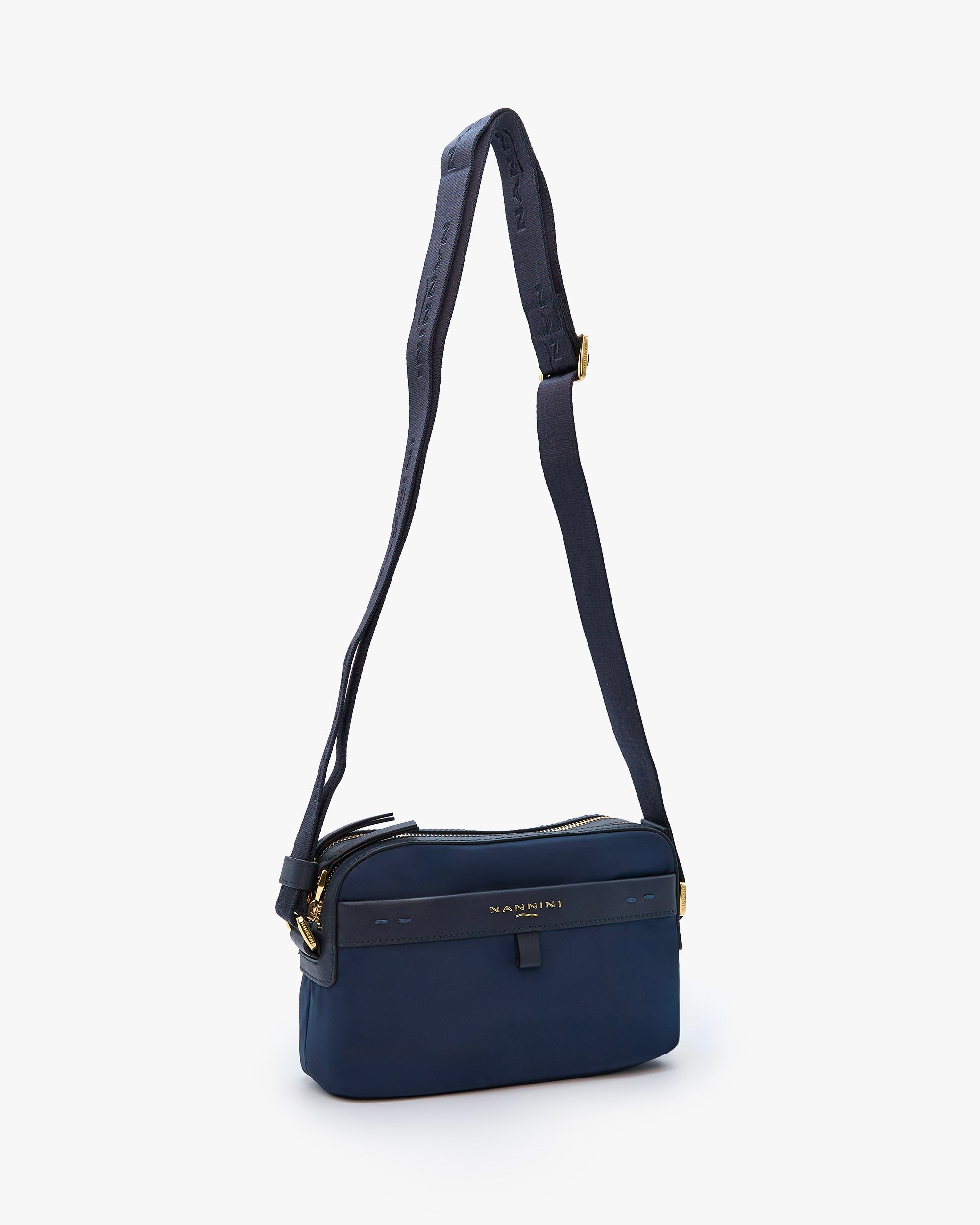 NANNINI borsa spalla donna pelle martellata bordeaux 3225