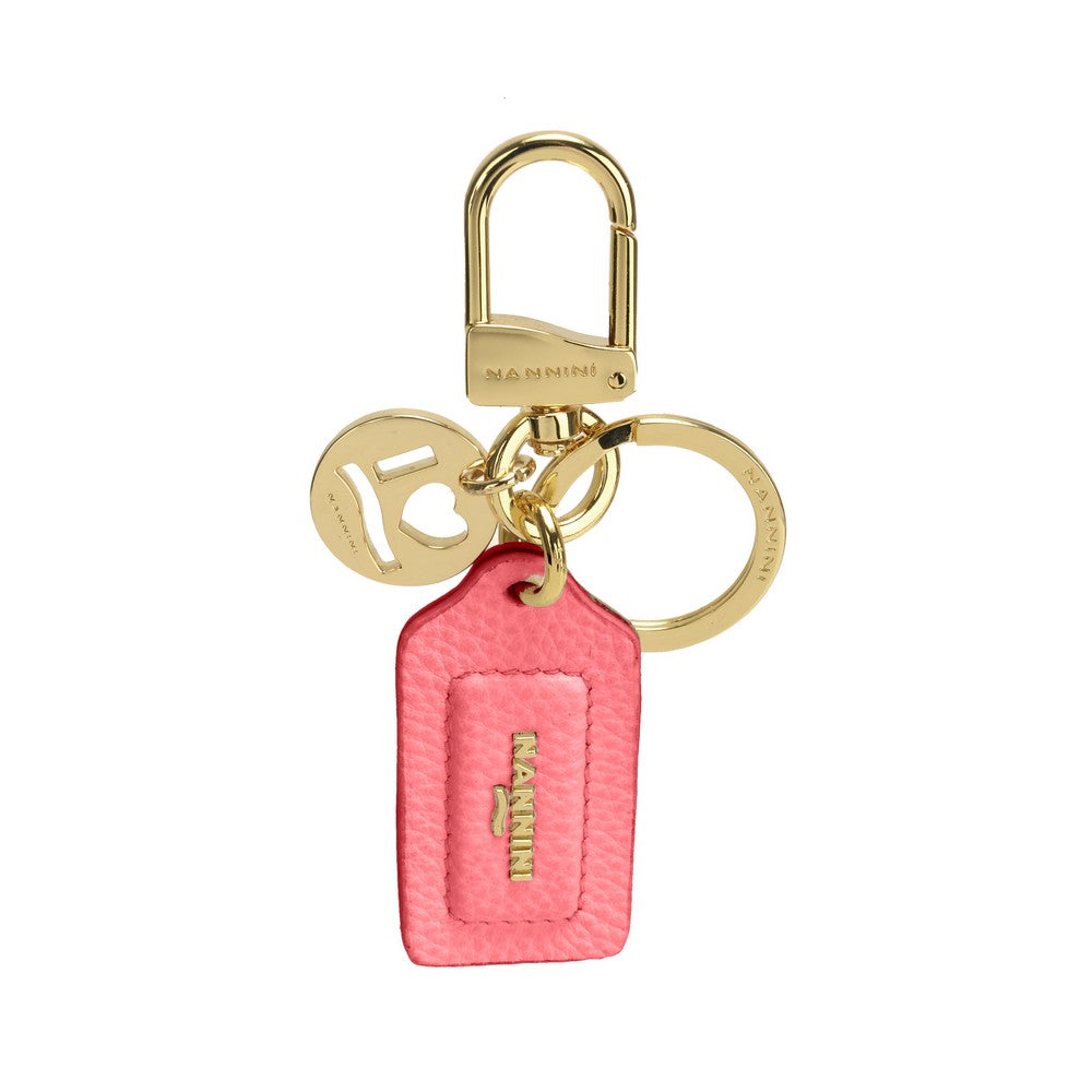 NANNINI borsa pelle martellata geranio spalla tracolla donna