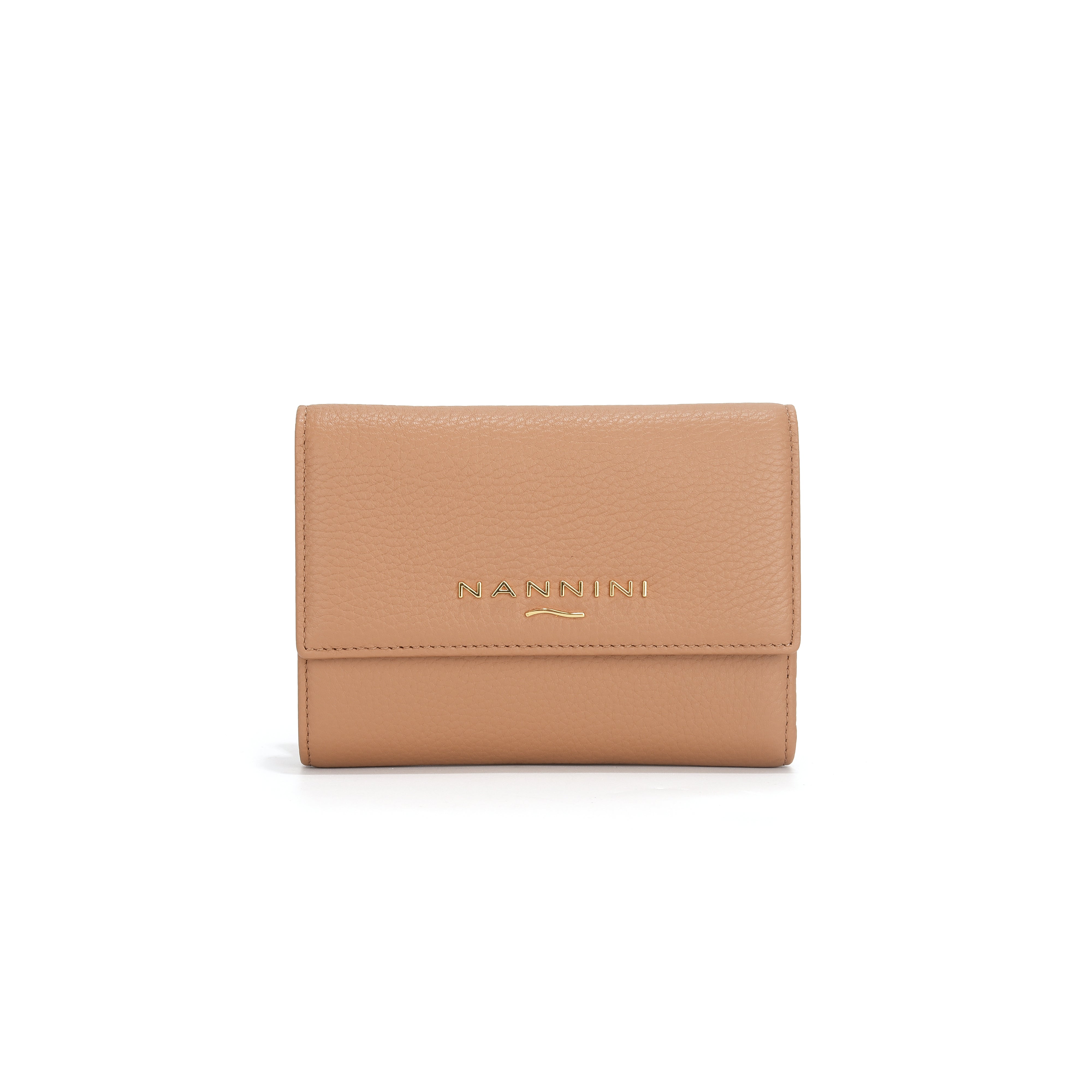 NANNINI borsa spalla donna pelle martellata cammello 82255A