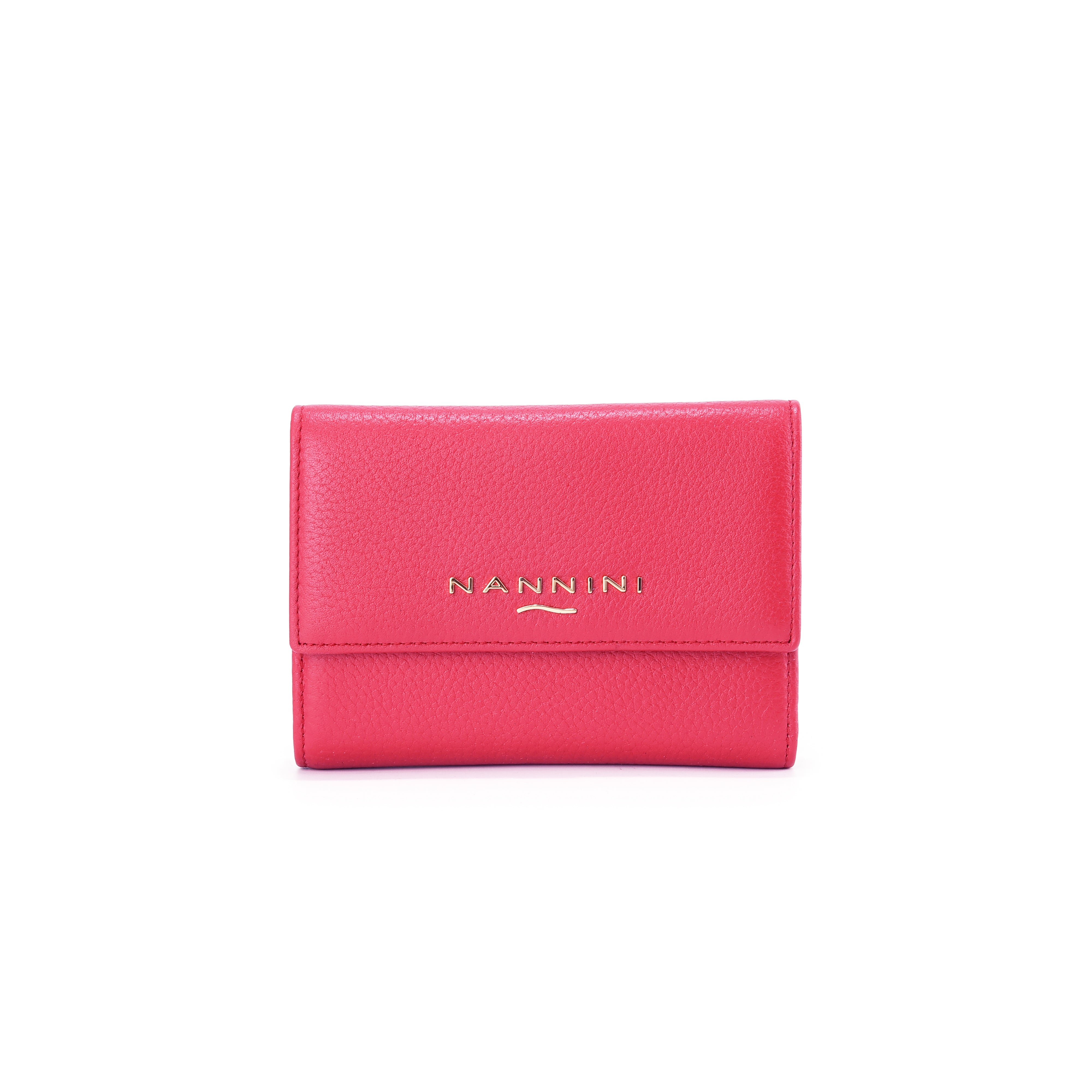 NANNINI borsa secchiello pelle saffiano geranio spalla tracolla