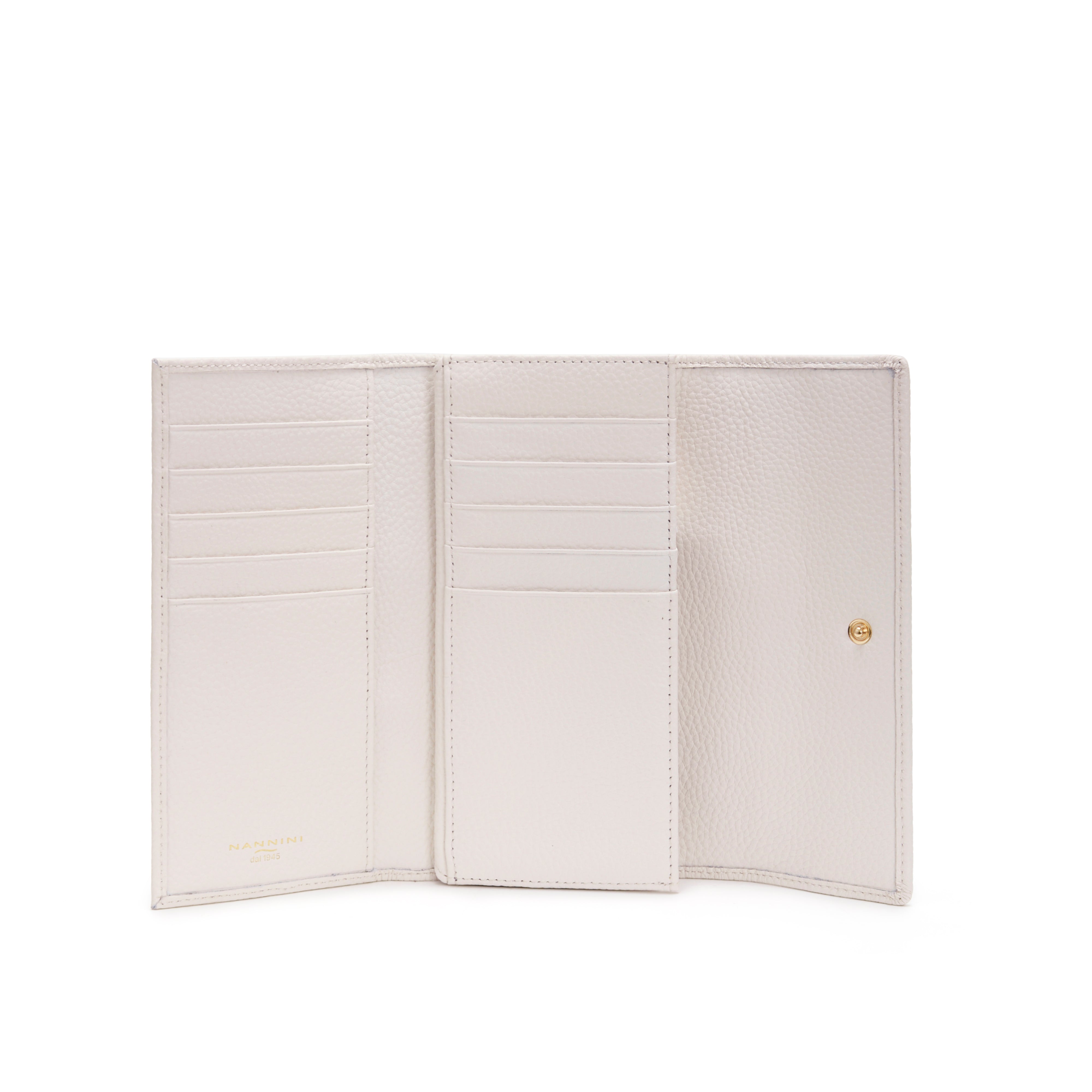 NANNINI tracolla pelle bottalata off white donna lusso