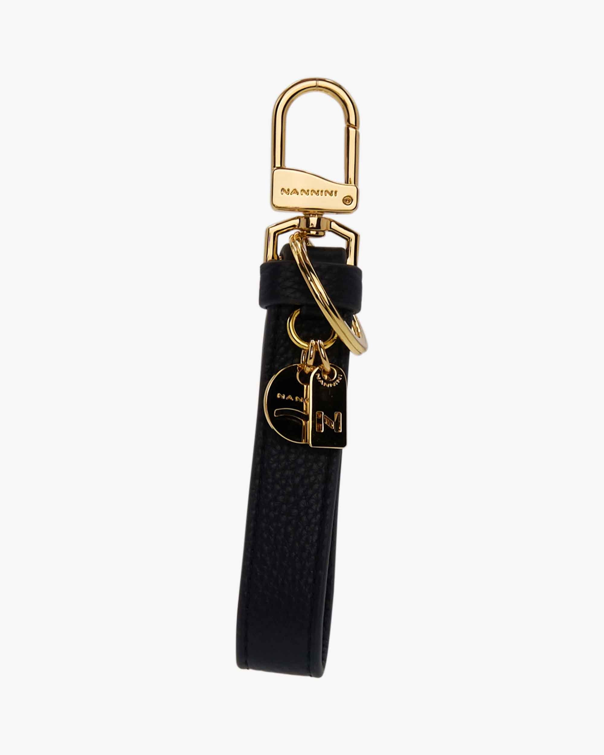 NANNINI borsa spalla donna pelle martellata marrone chiara classica