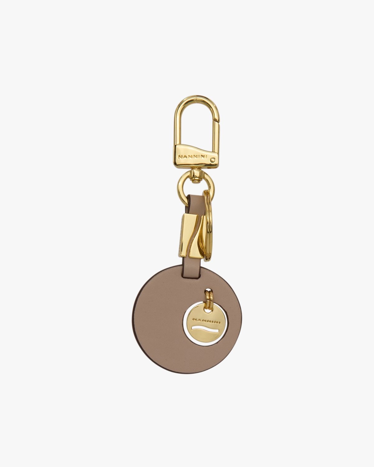 NANNINI borsa spalla donna pelle nero martellata media