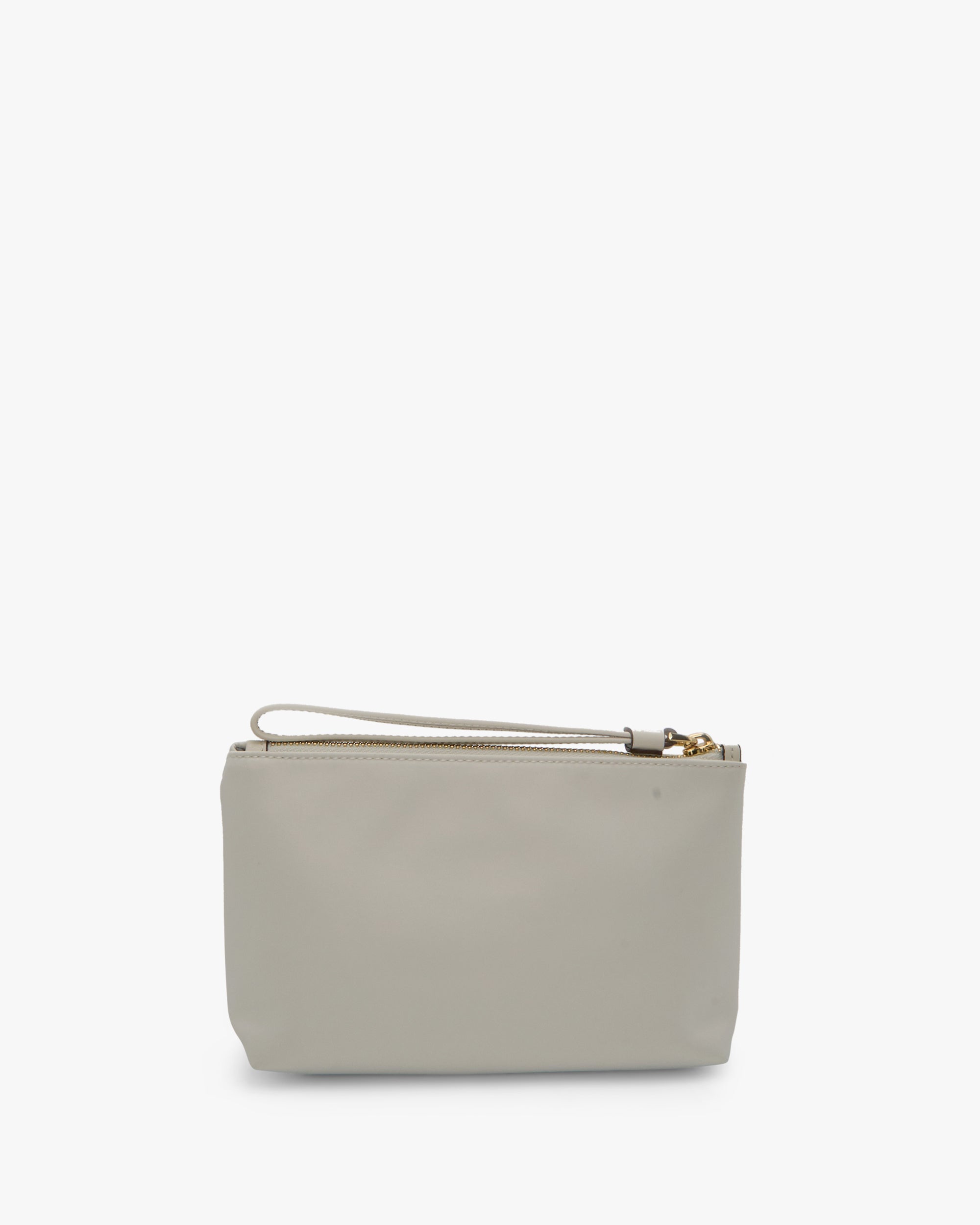 NANNINI borsa hobo pelle martellata bianca dettaglio metallo