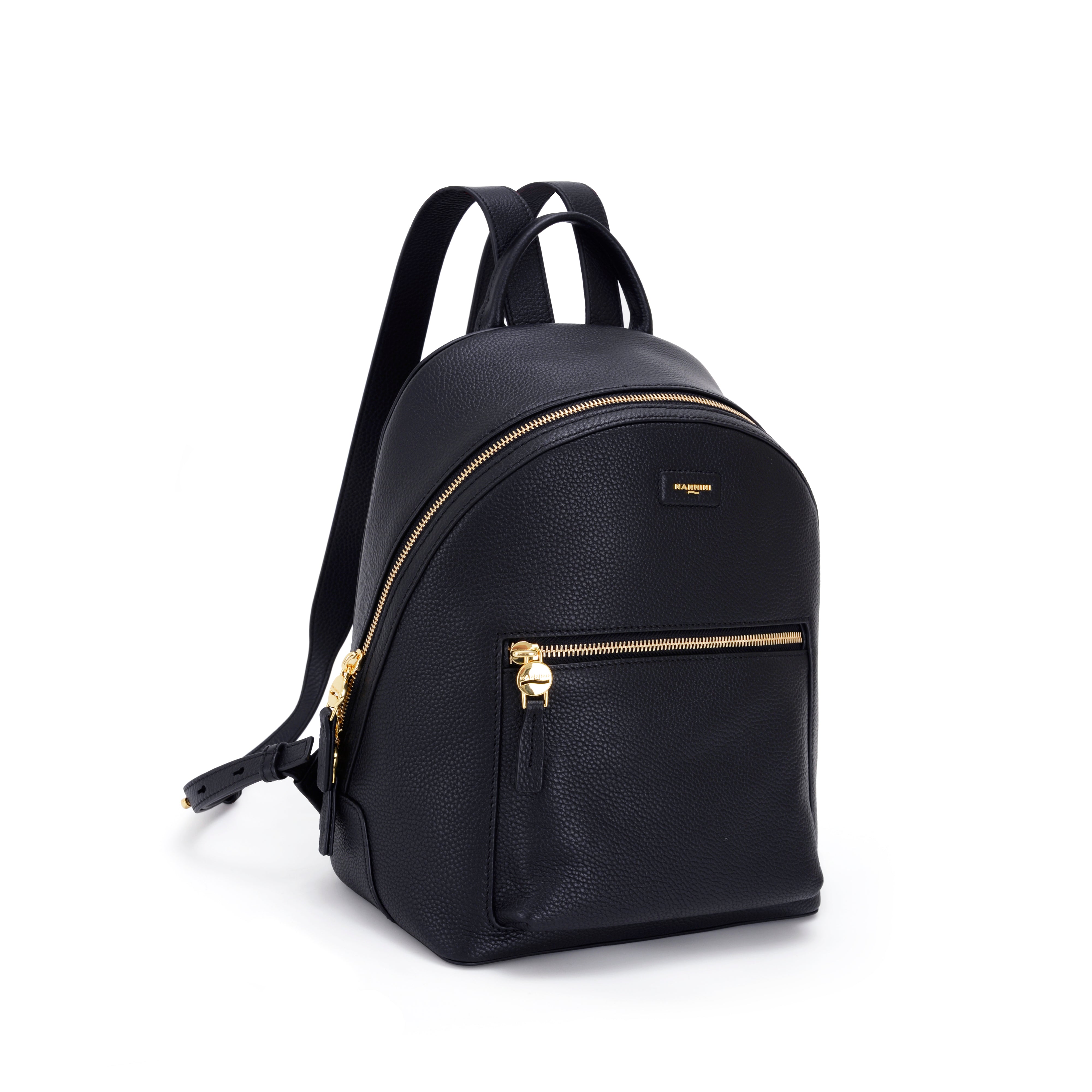 NANNINI bauletto donna pelle martellata blu scuro