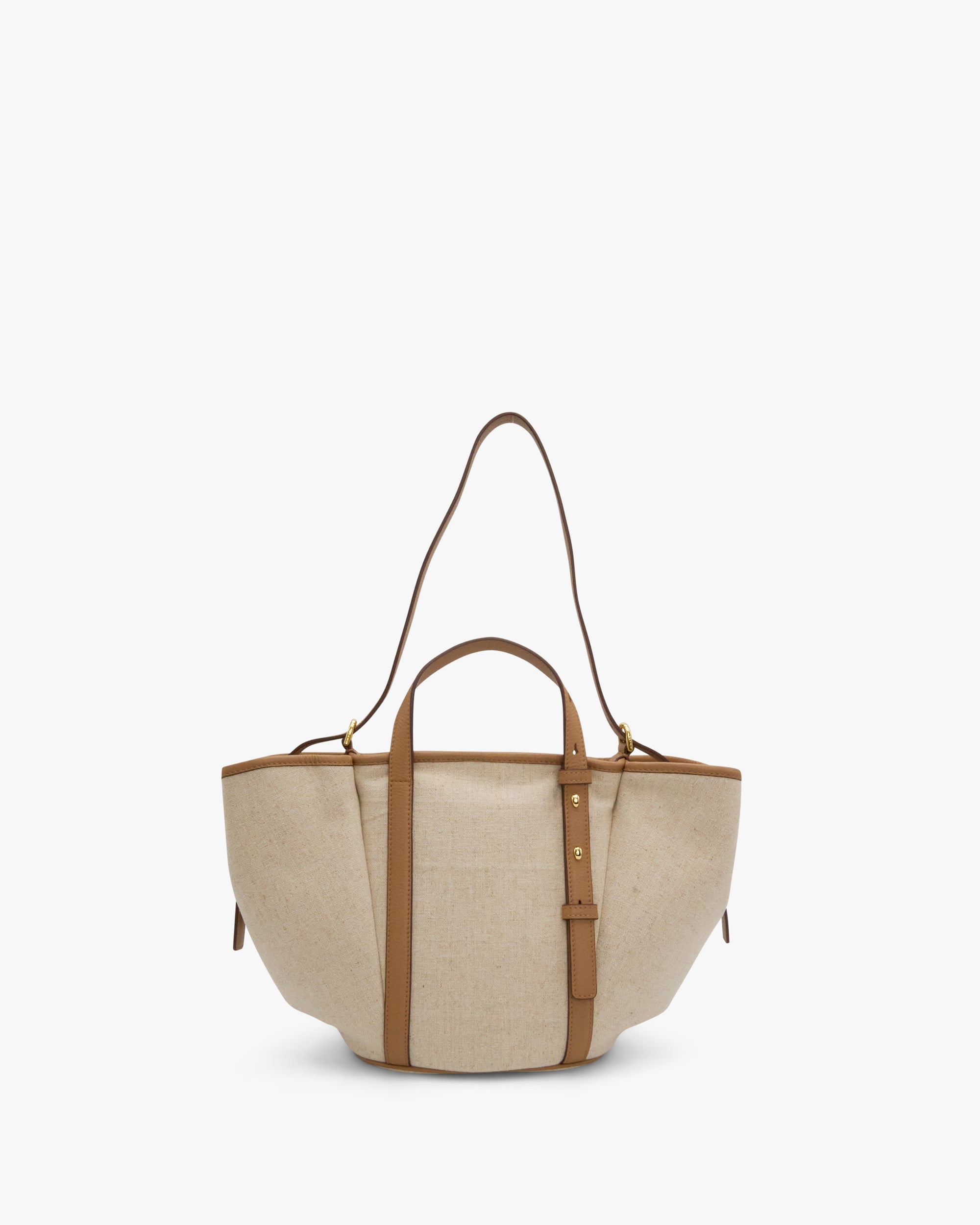 NANNINI borsa spalla donna pelle martellata marrone chiara media