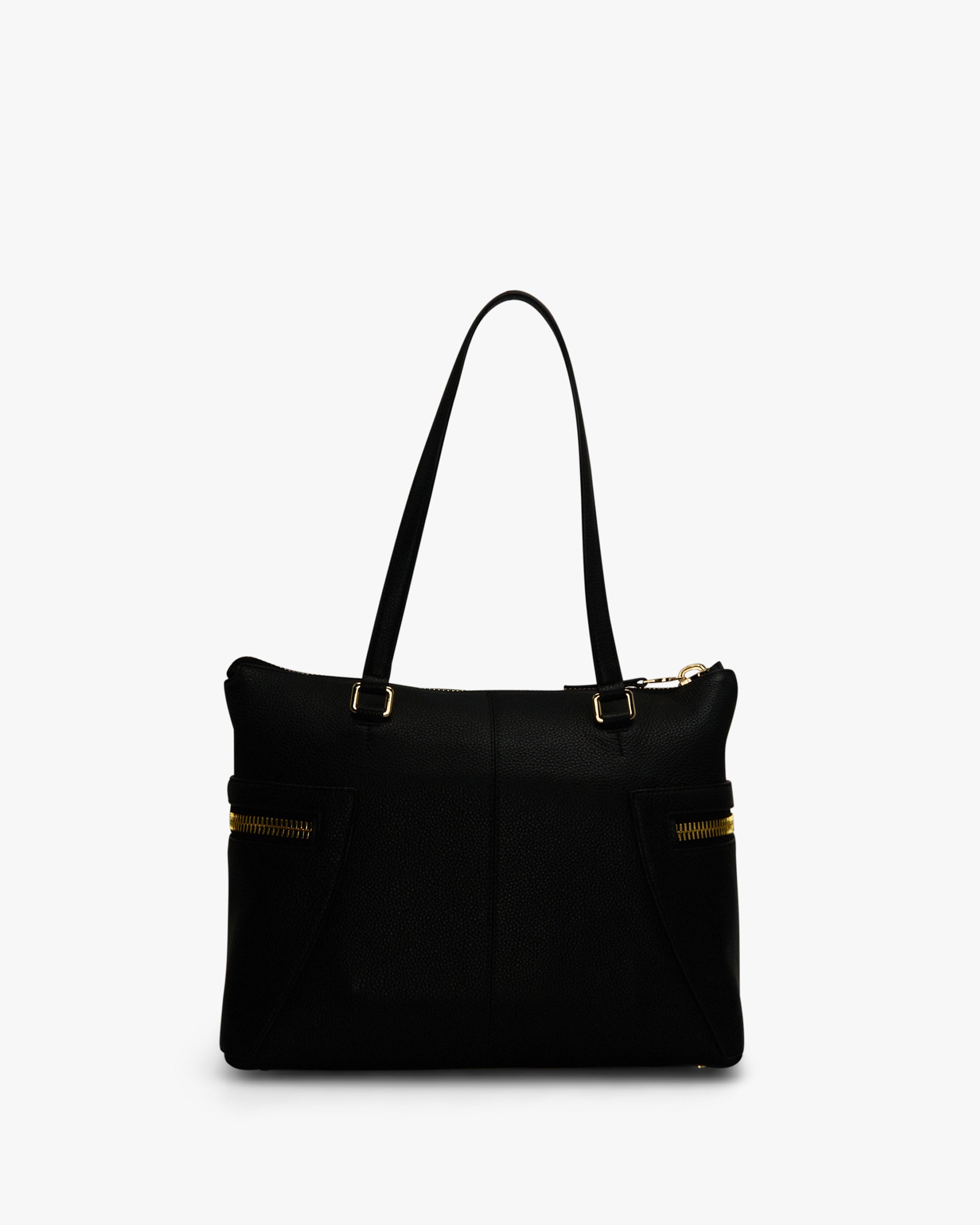 NANNINI borsa mano spalla pelle liscia marrone scuro