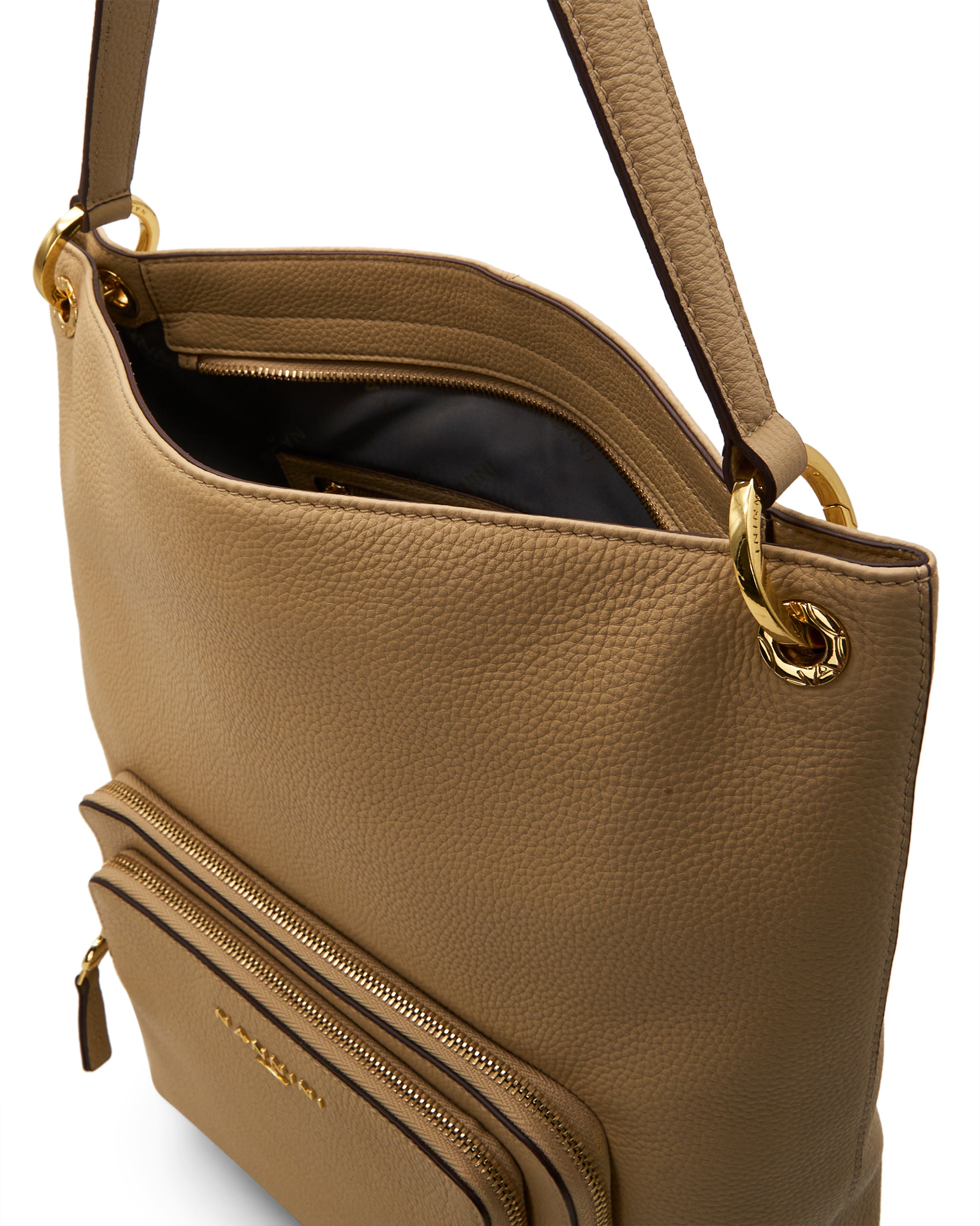 NANNINI borsa mano bauletto pelle stampa cocco giallo