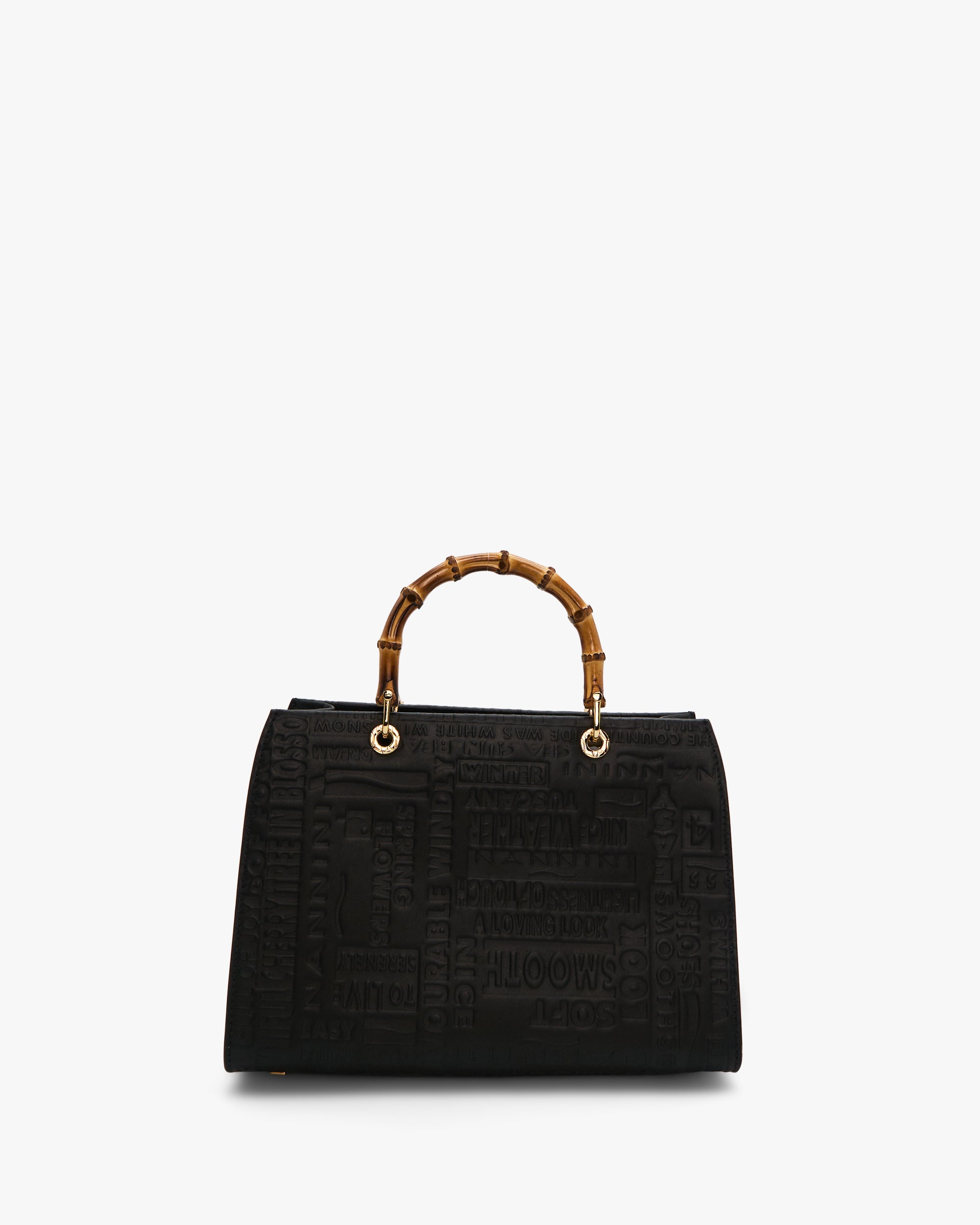 NANNINI borsa spalla donna pelle martellata marrone chiara casual