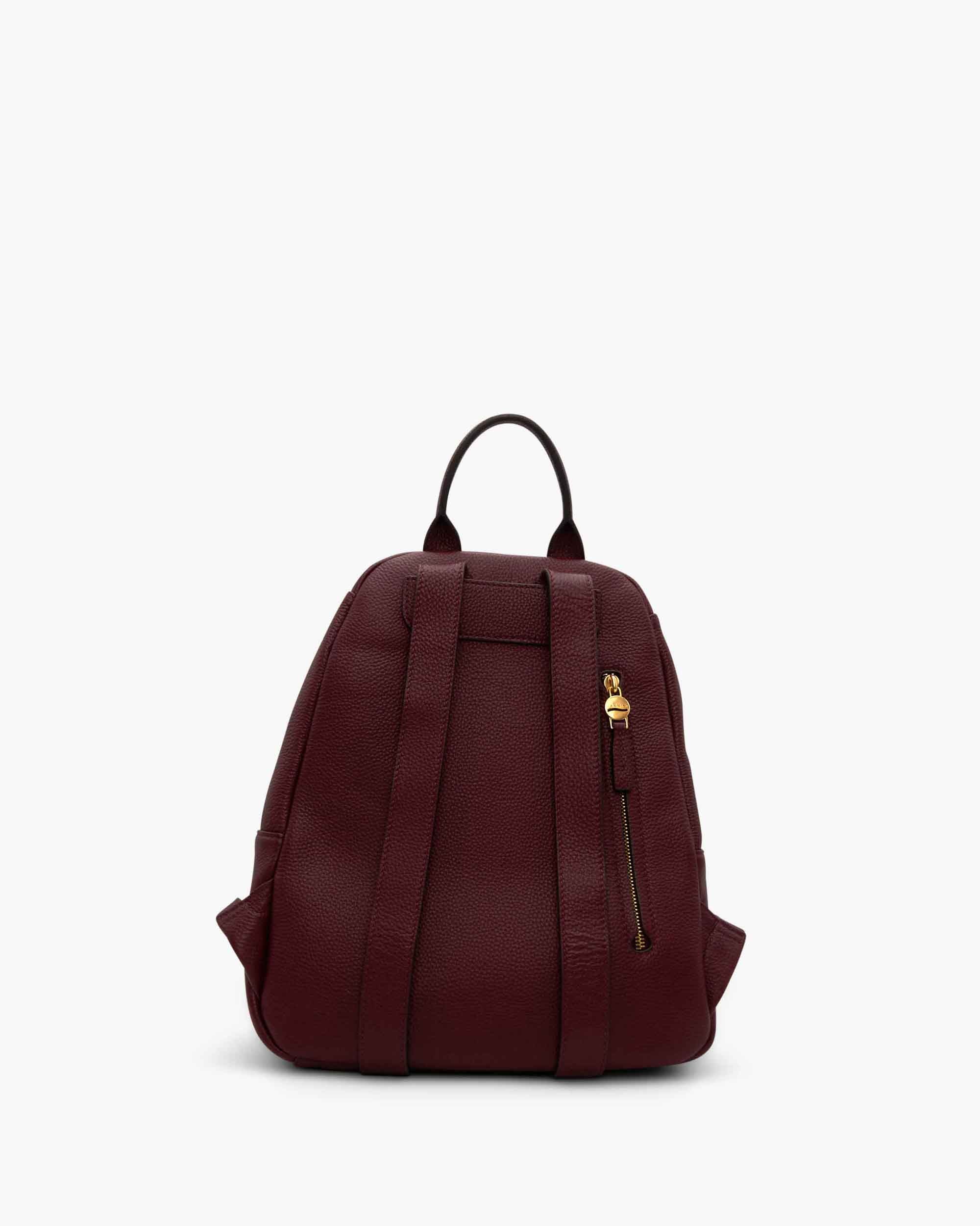 NANNINI borsa pelle liscia tracolla marrone piccola donna