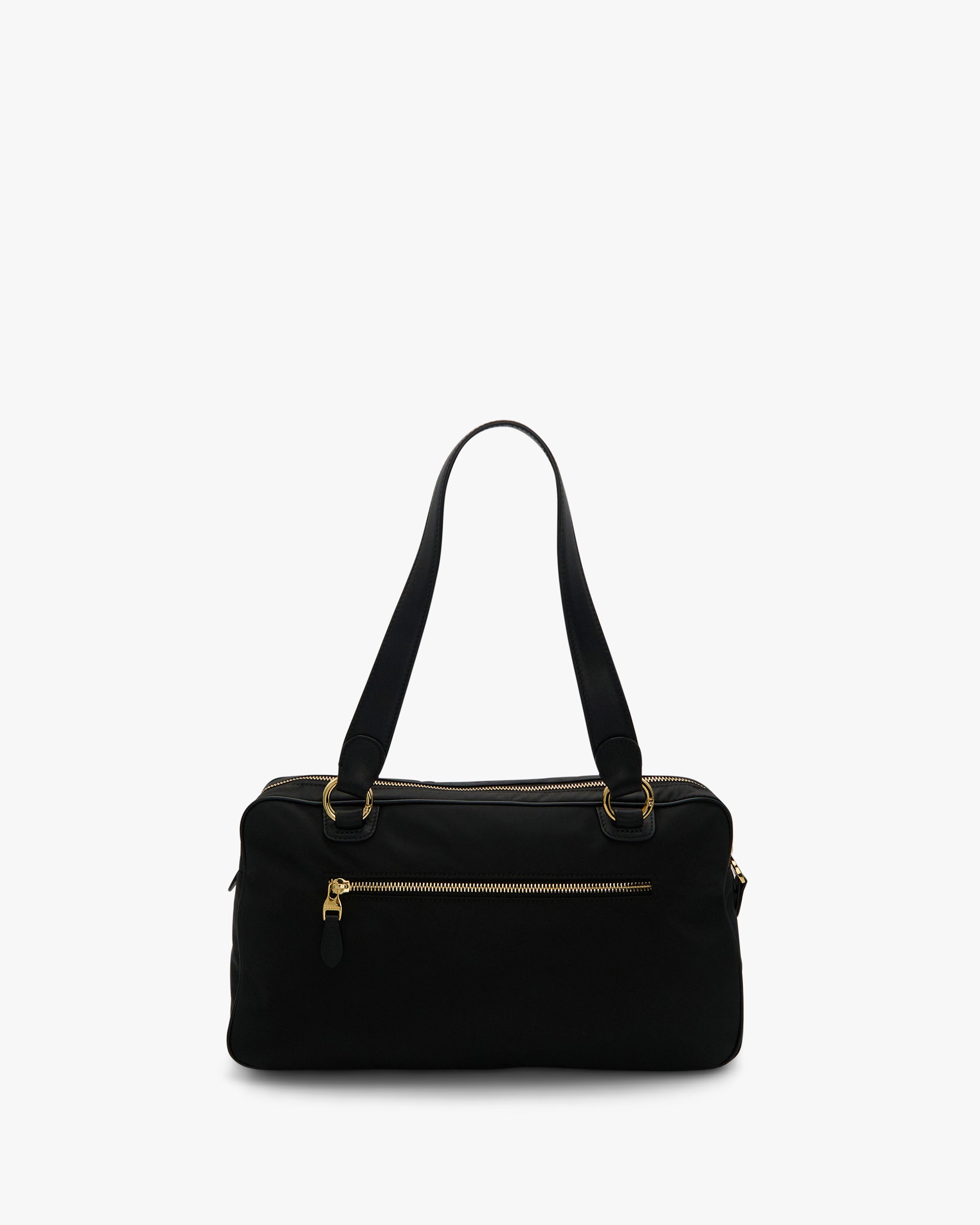 NANNINI pochette donna pelle trapuntata nera tracolla catena