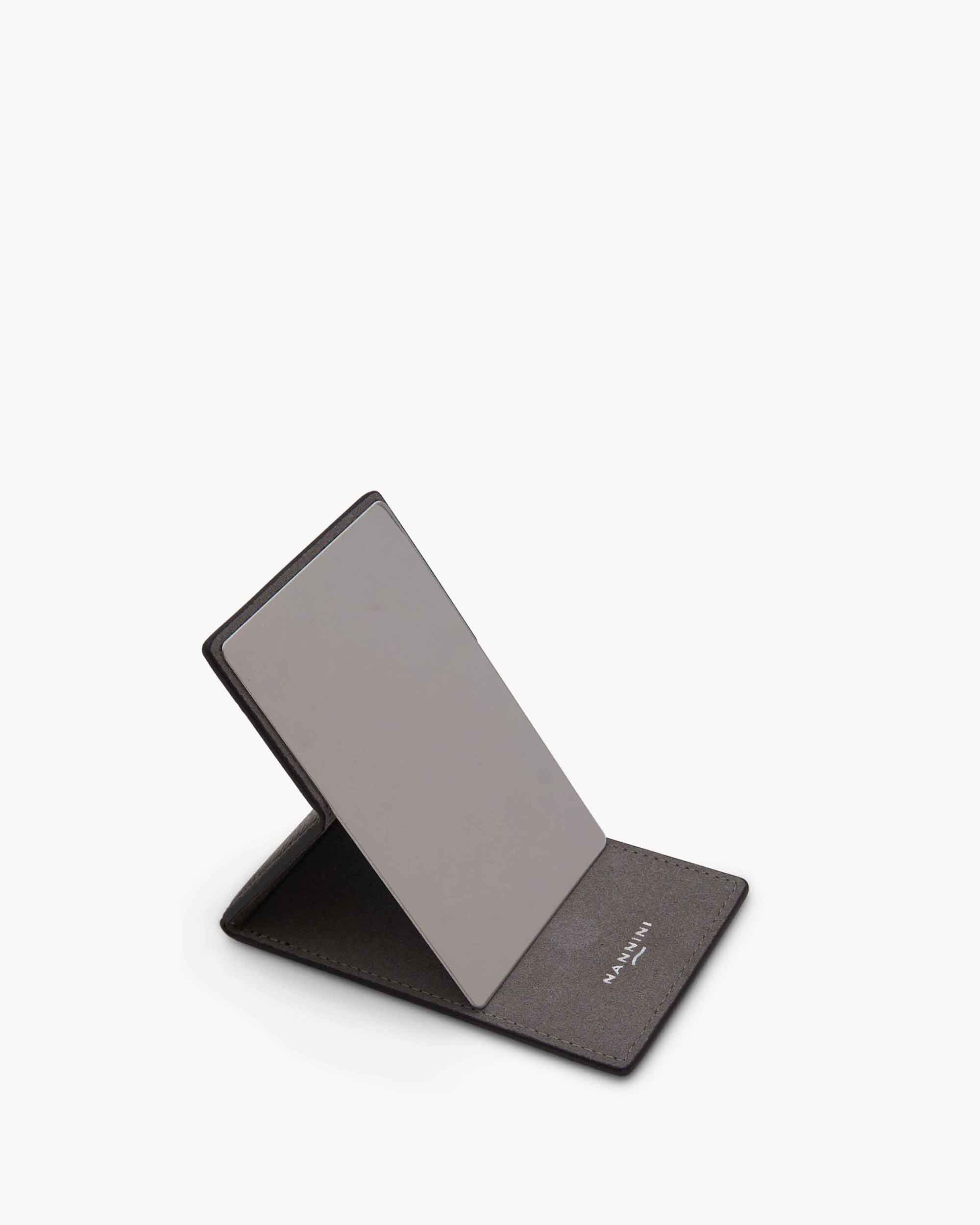 NANNINI bauletto pelle martellata cuoio tracolla zip manici