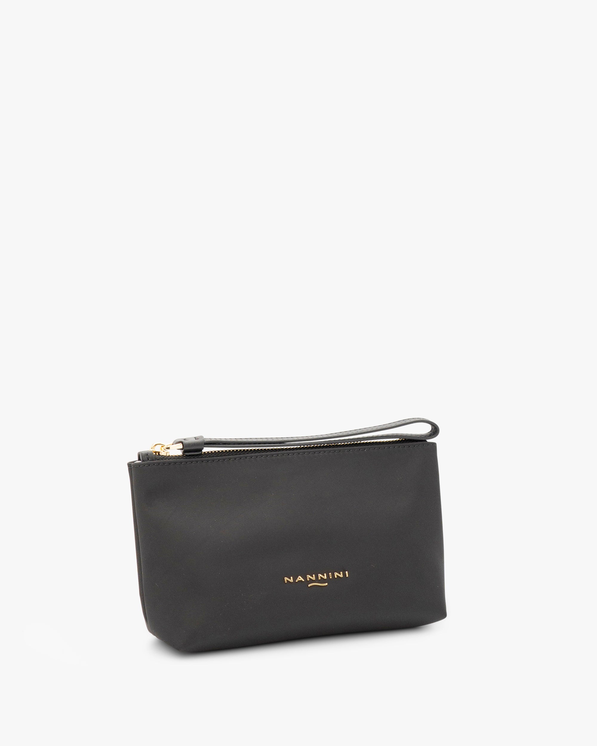 NANNINI borsa bauletto pelle beige strutturata doppi manici