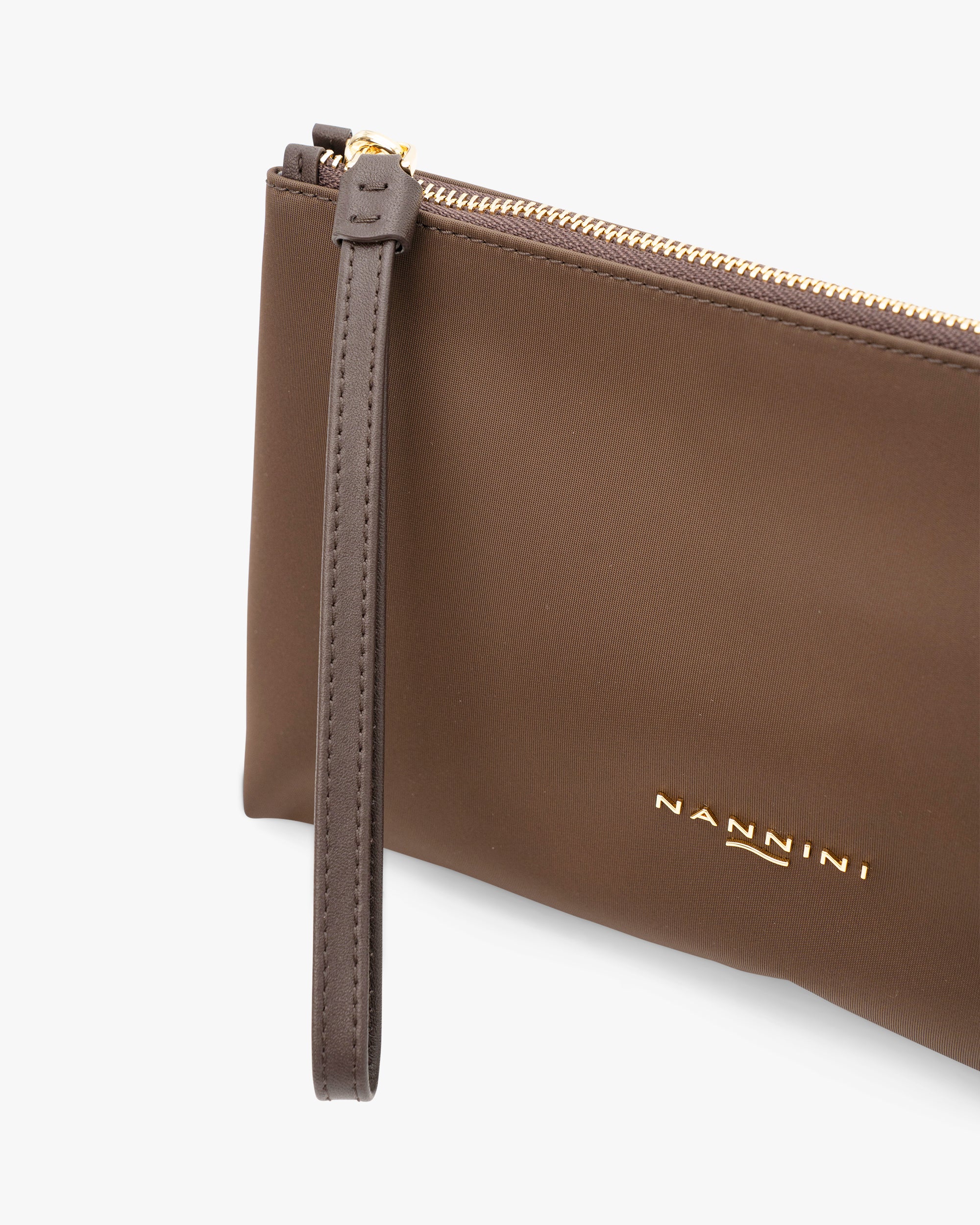 NANNINI borsa spalla donna pelle martellata nera borchie
