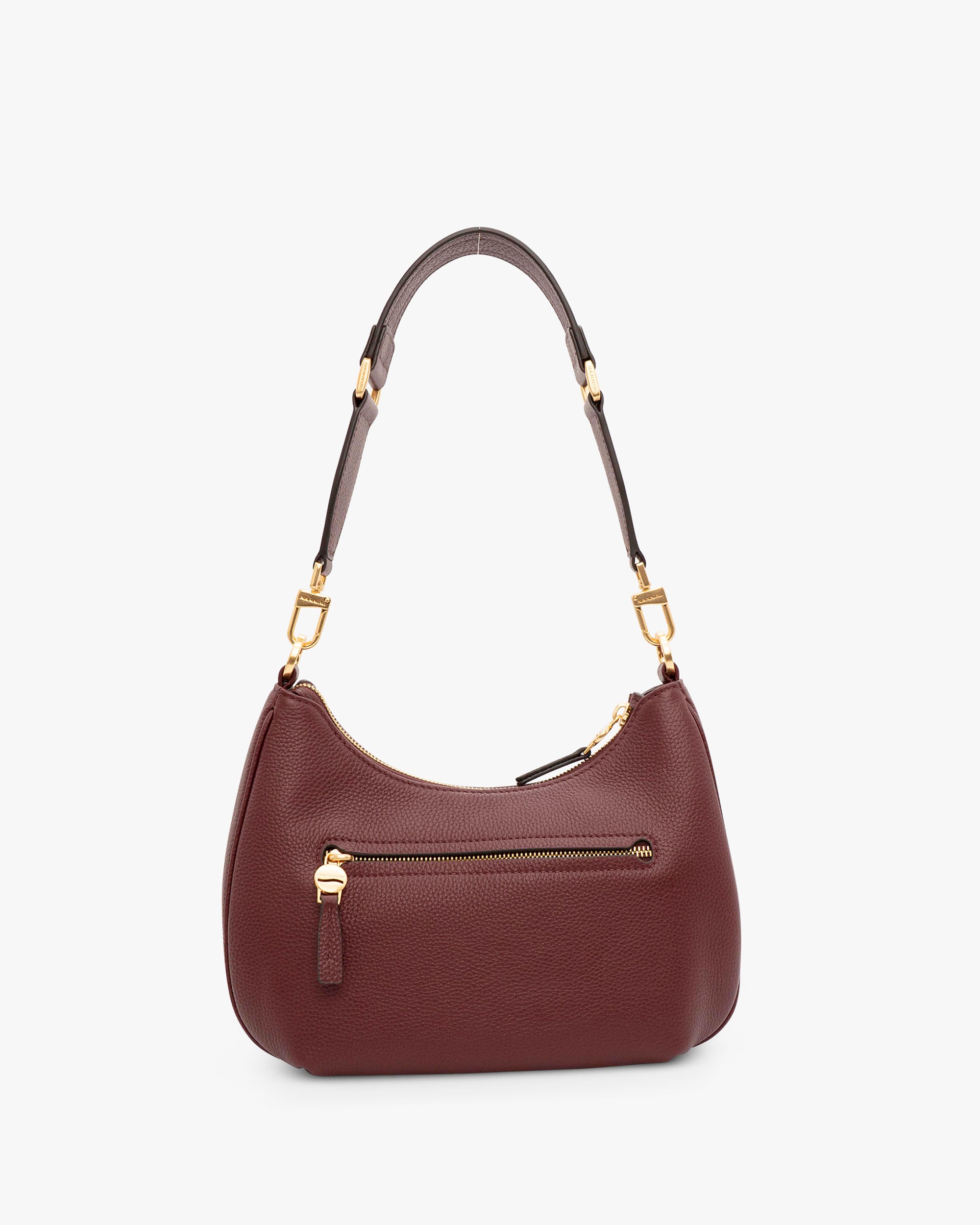 NANNINI borsa spalla donna pelle martellata beige tracolla regolabile