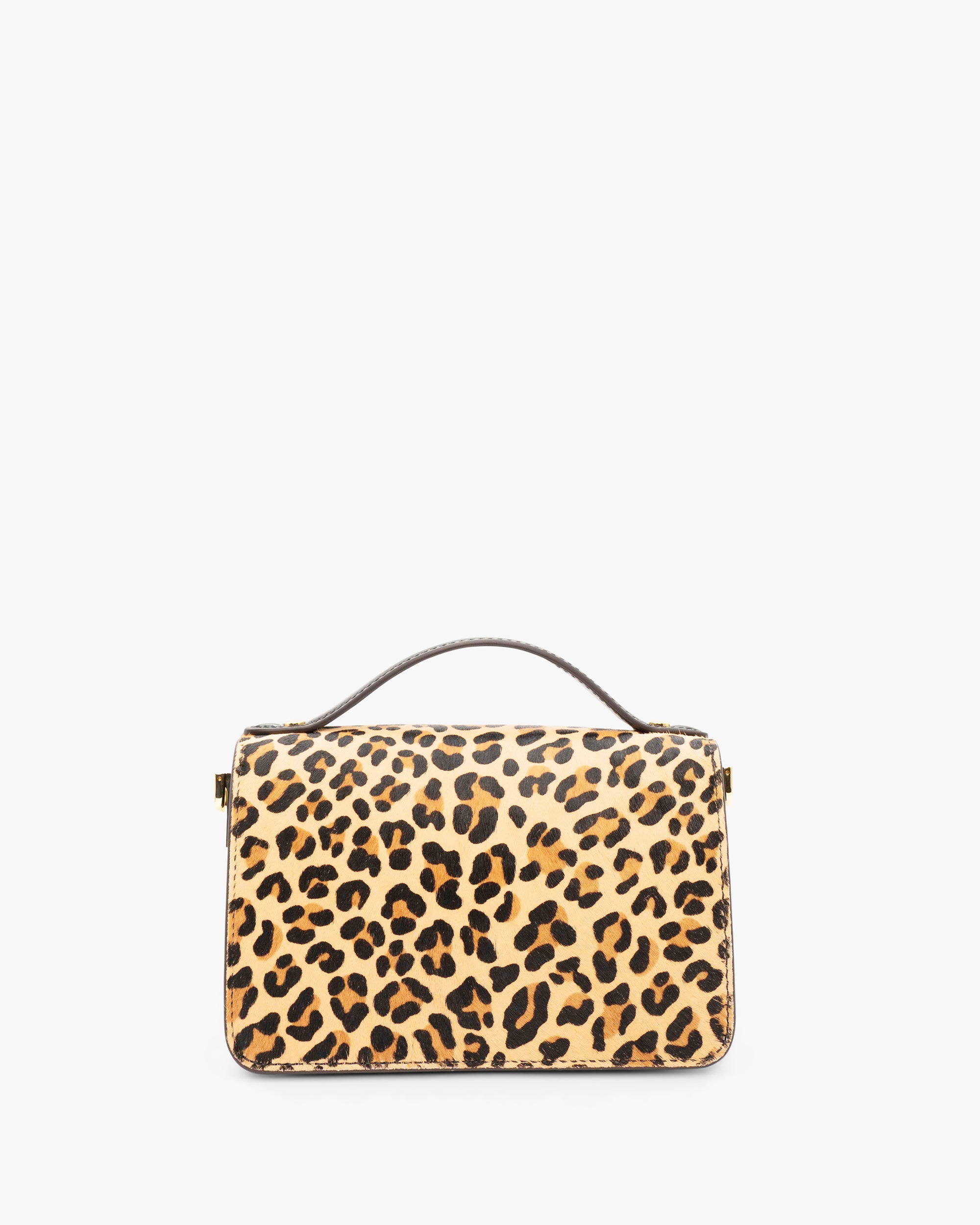 NANNINI borsa secchiello pelle marrone logo monogramma tracolla