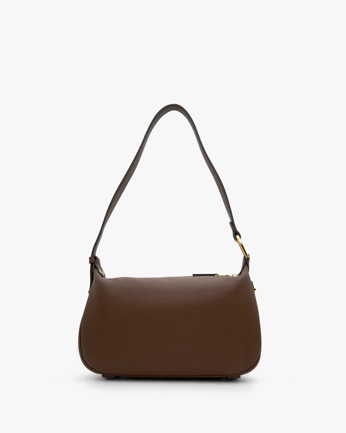 NANNINI borsa secchiello pelle martellata tracolla beige