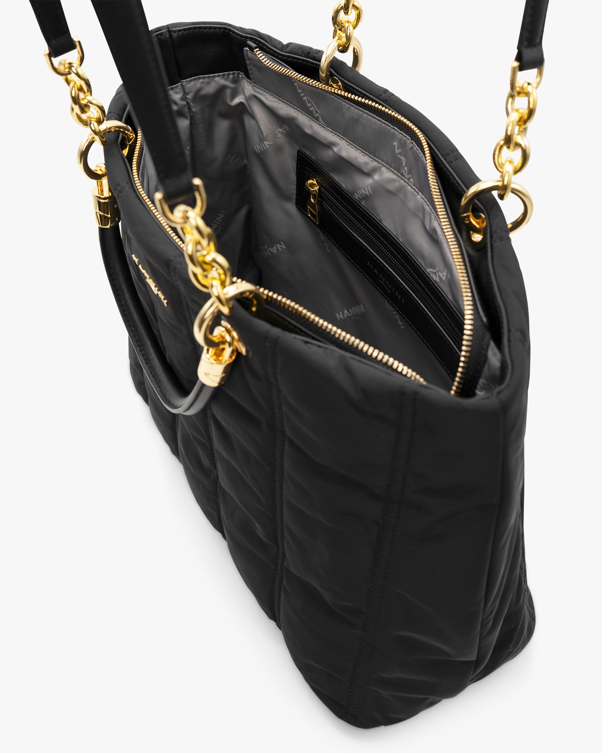 NANNINI Borsa a mano pelle martellata bordeaux grande donna