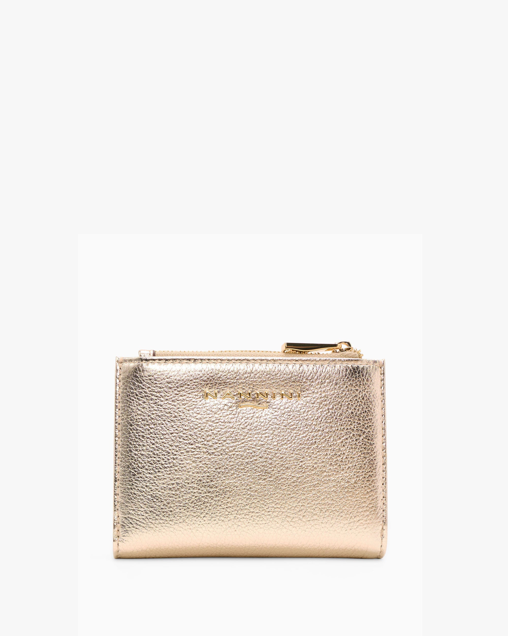 NANNINI shopping tela iconica sabbia beige logo tracolla