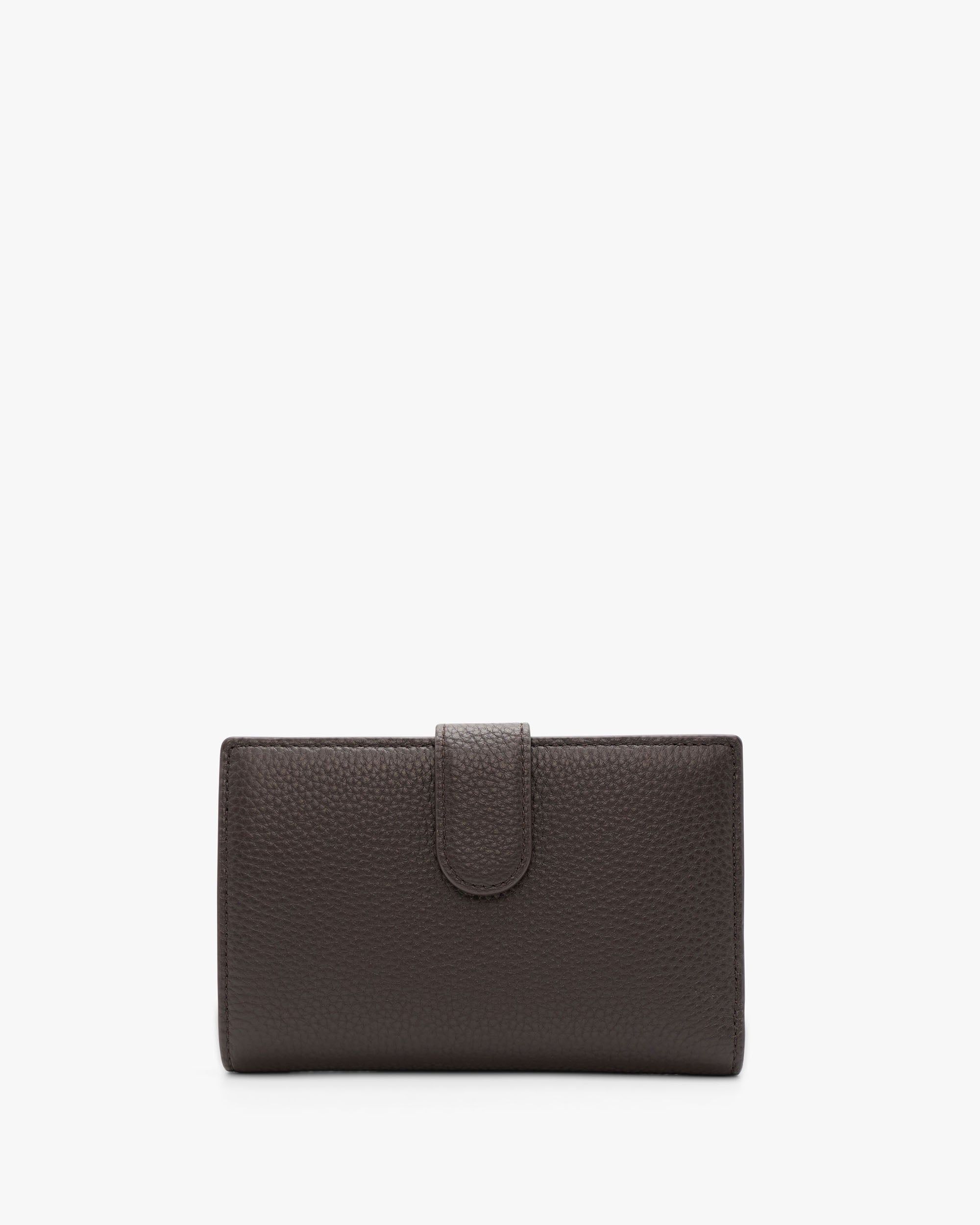 NANNINI bauletto donna martellata chiusura lampo marrone nero