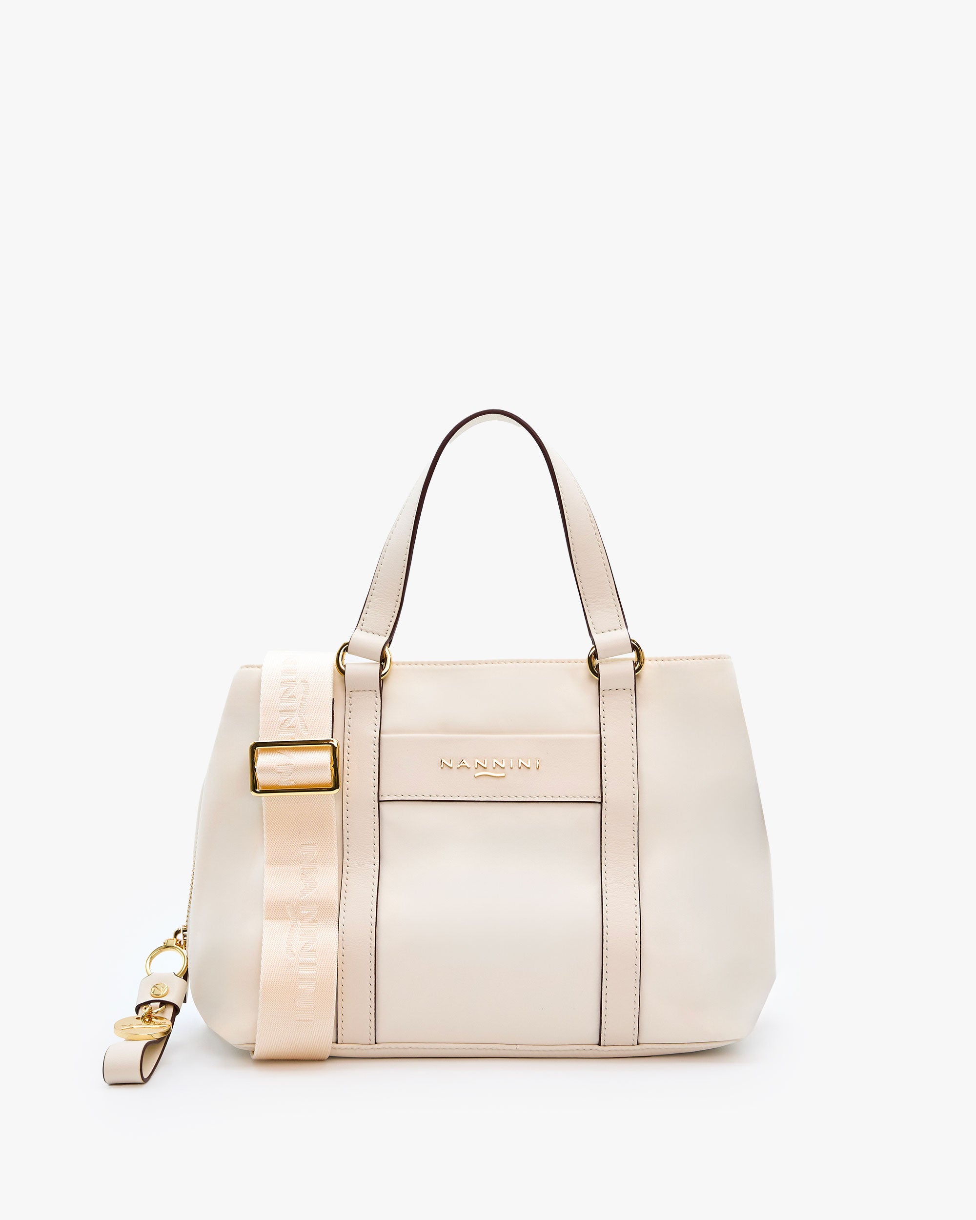 NANNINI borsa spalla donna pelle nero