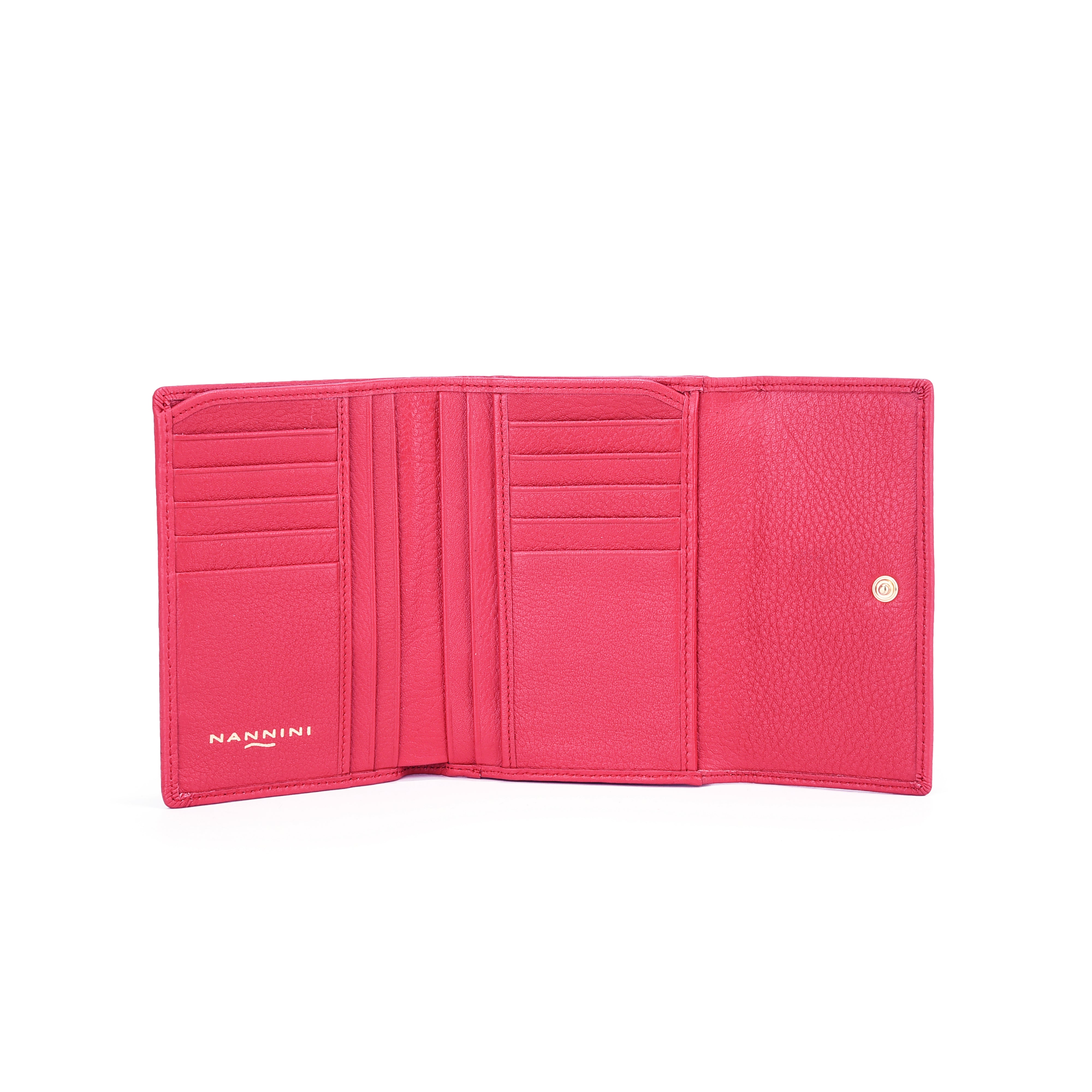 NANNINI borsa pelle geranio martellata tracolla donna moda