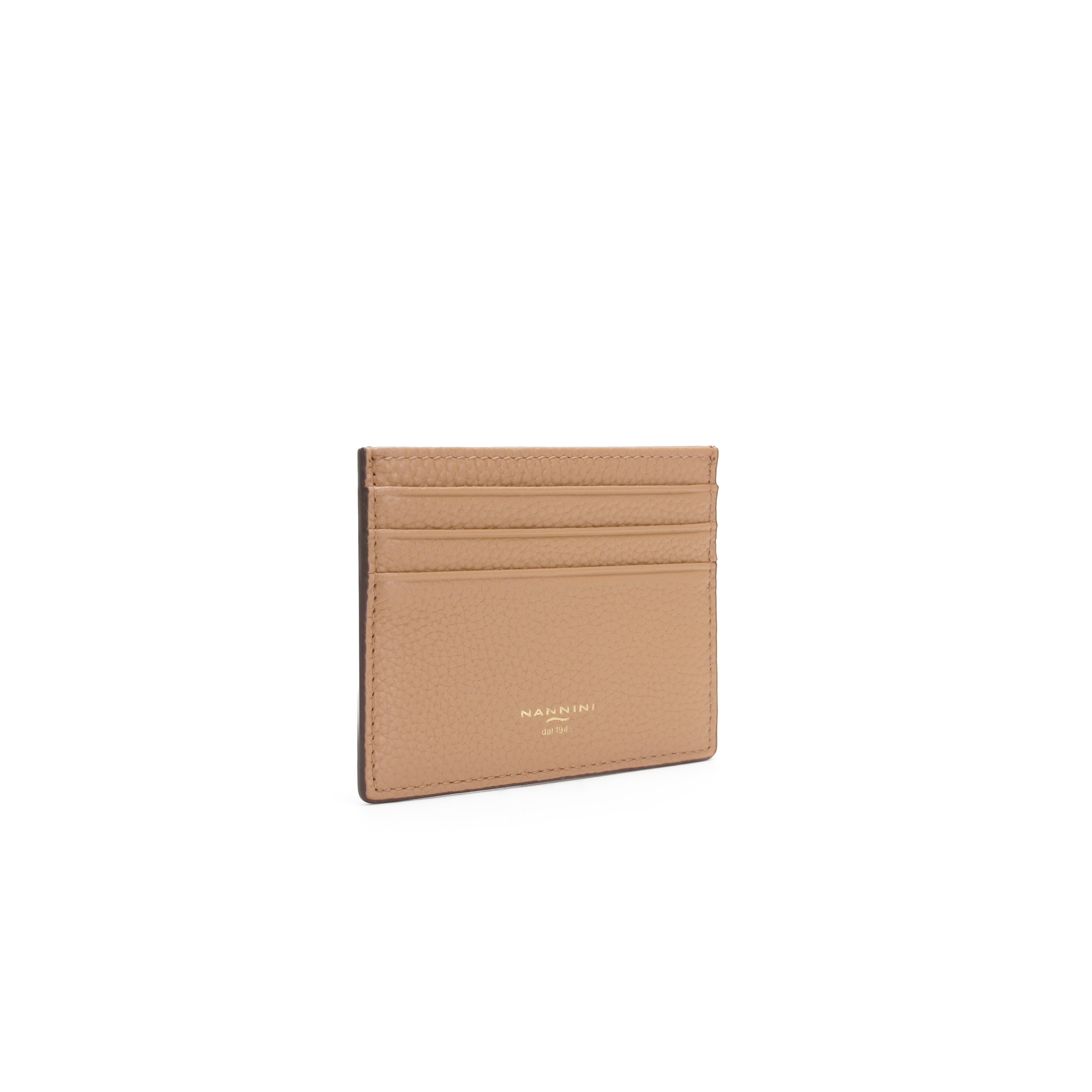 NANNINI bauletto donna pelle martellata cammello oro