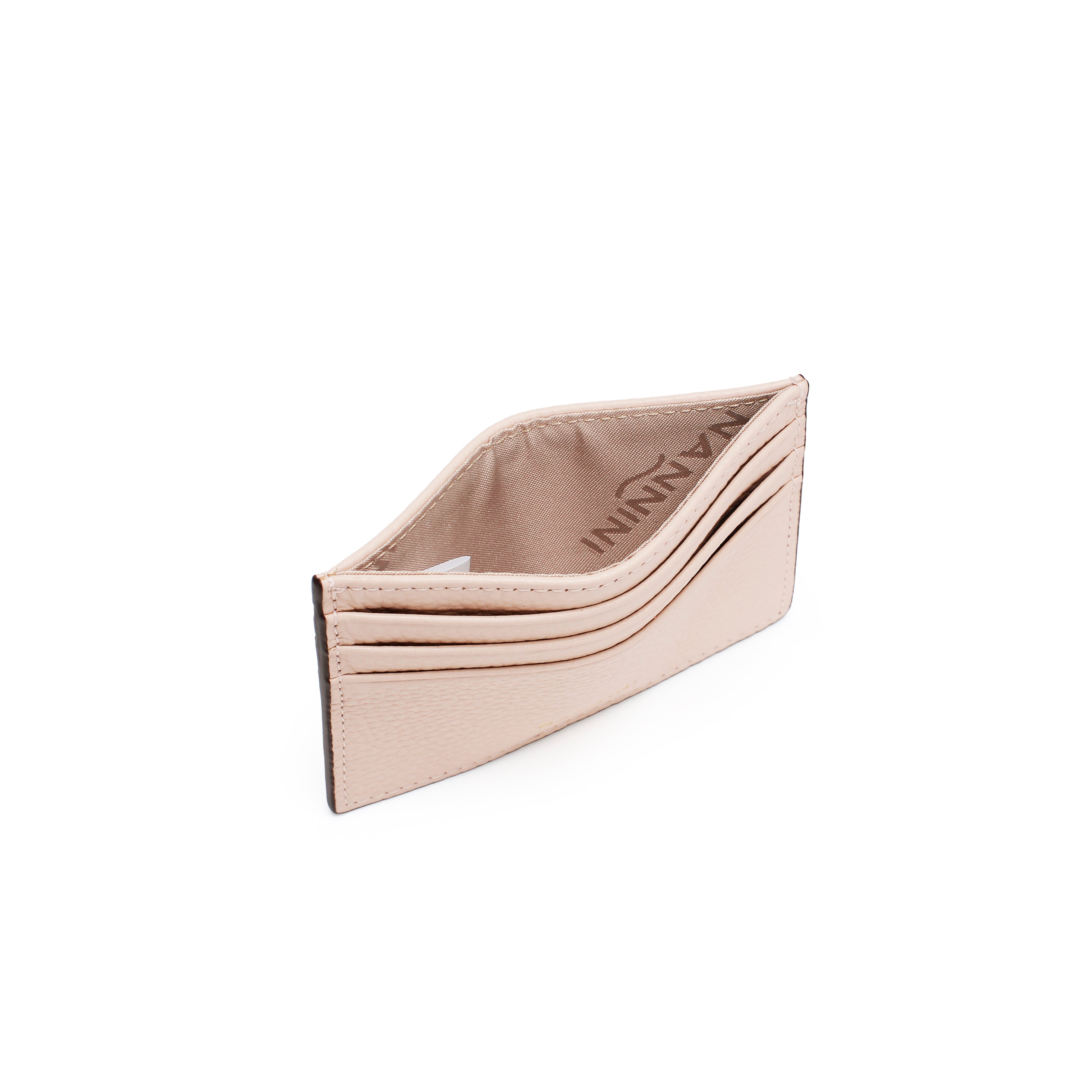 NANNINI borsa pelle liscia cipria tracolla donna elegante