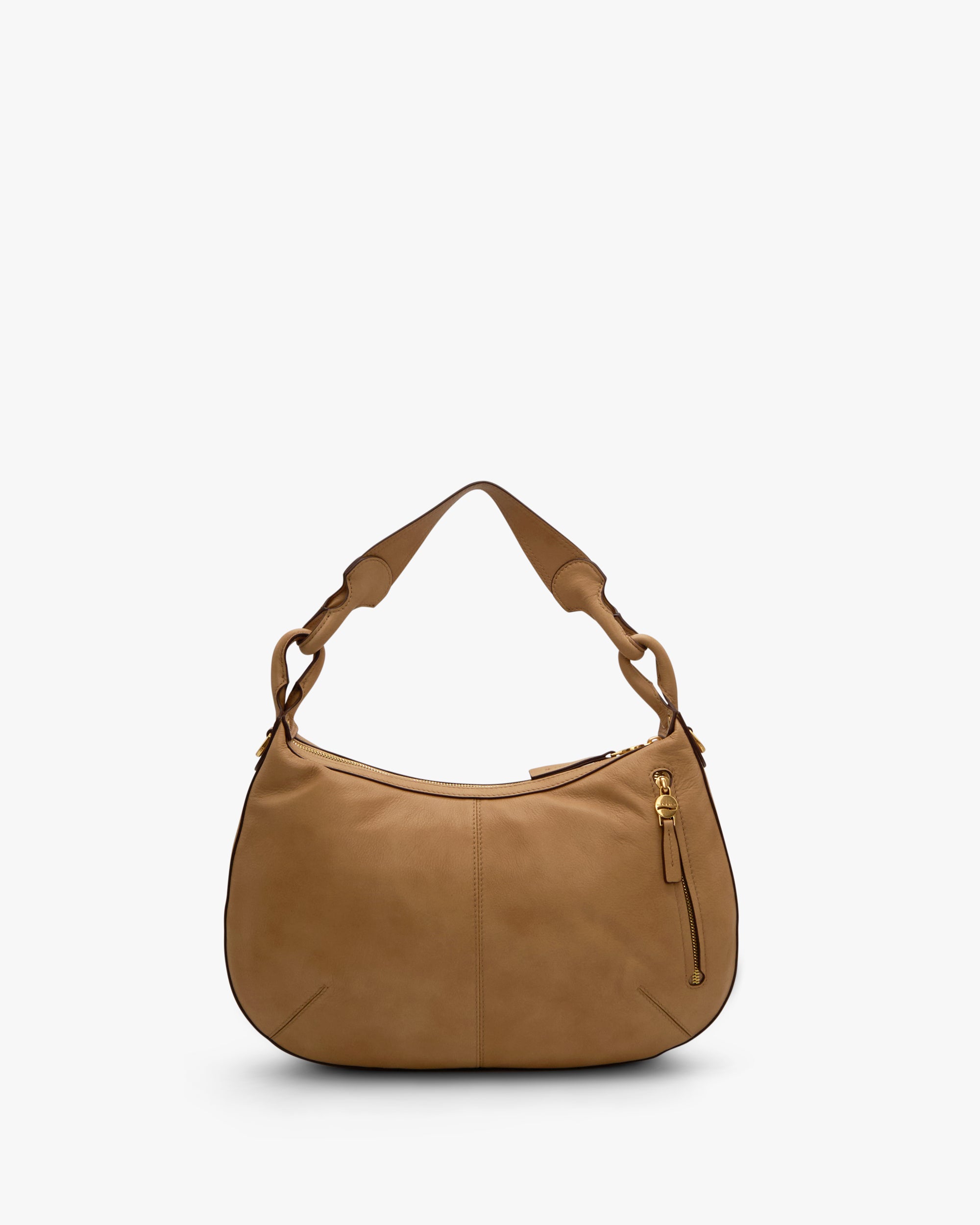 NANNINI borsa spalla donna pelle trapuntata nera catena